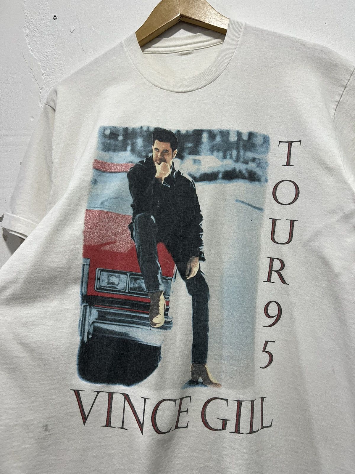 Band Tees × Vintage Vintage 90’s Vince Gill Tour Tshirt Size US L / EU 52-54 / 3 - 2 Thumbnail