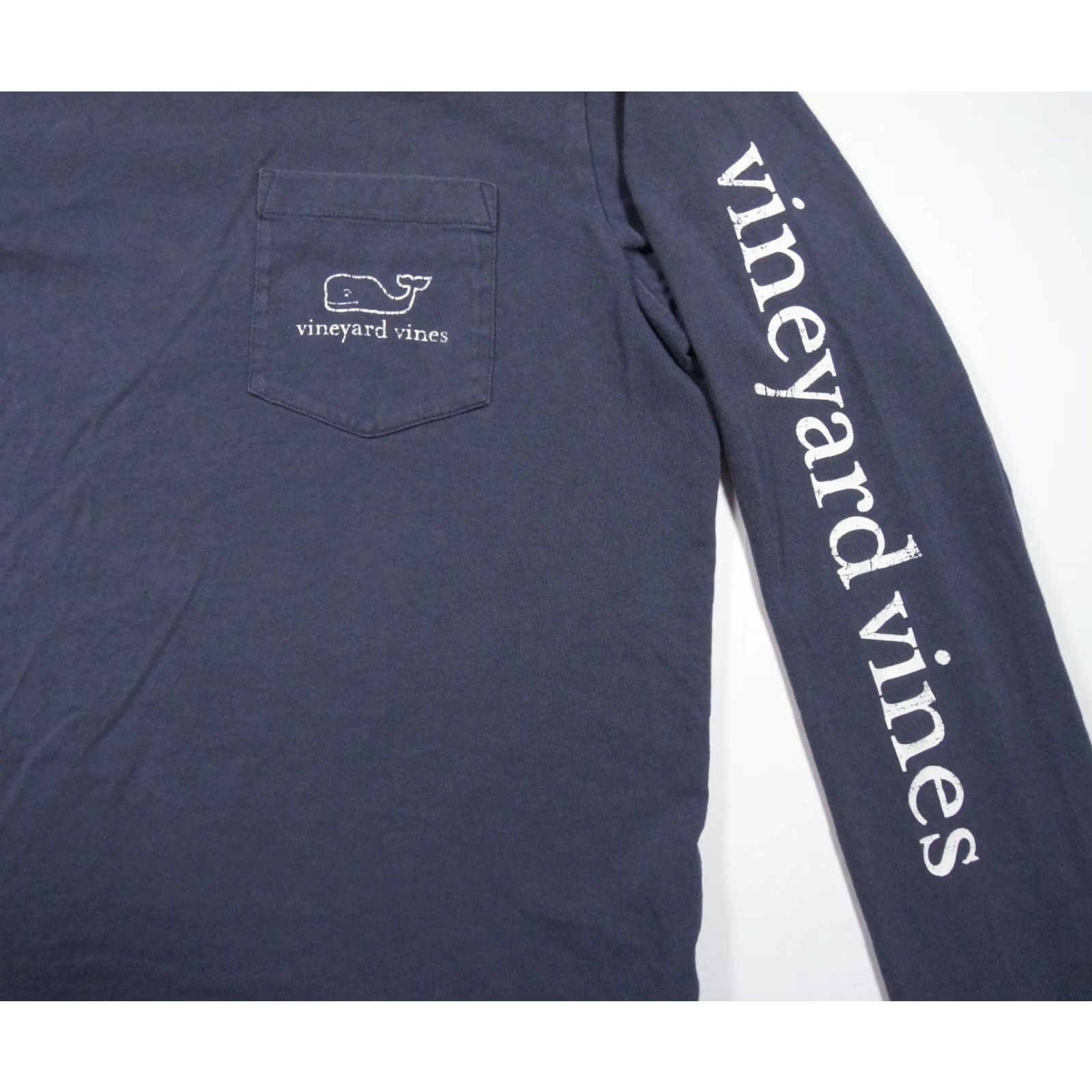 Vineyard Vines Vineyard Vines Shirt Mens Medium Blue Long Sleeve Crewneck Pocket Tee Adult Size US M / EU 48-50 / 2 - 2 Thumbnail