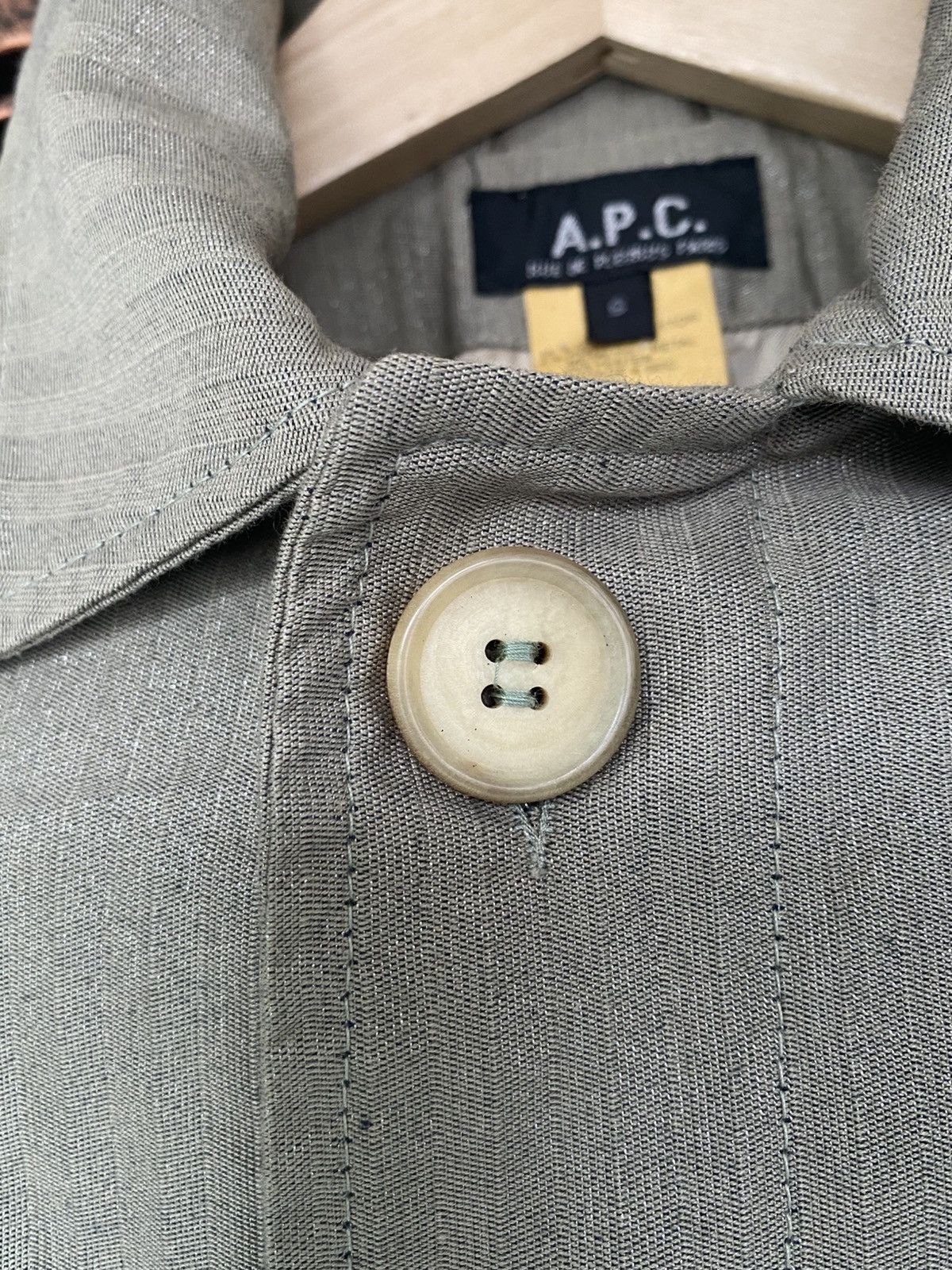 A.P.C. Rare🔥Vtg A.P.C Button Jacket Silver Size US XS / EU 42 / 0 - 18 Thumbnail