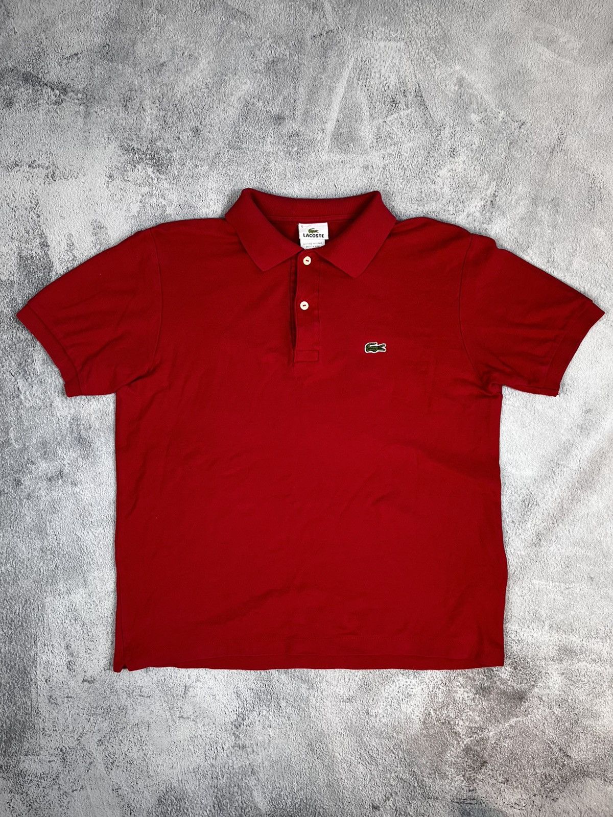 Lacoste Vintage Y2K Lacoste faded polo tee casual old money style Size US M / EU 48-50 / 2 - 1 Thumbnail