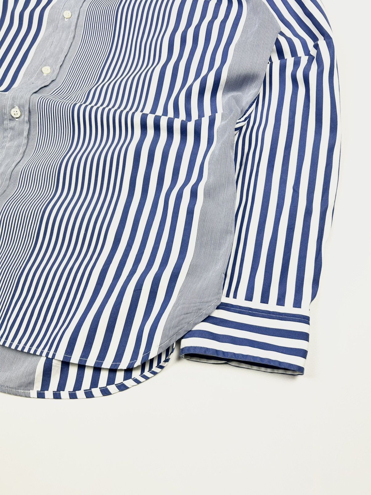 Vintage Rare Polo Ralph Lauren Strip Shirt Vintage y2k Size US L / EU 52-54 / 3 - 4 Thumbnail