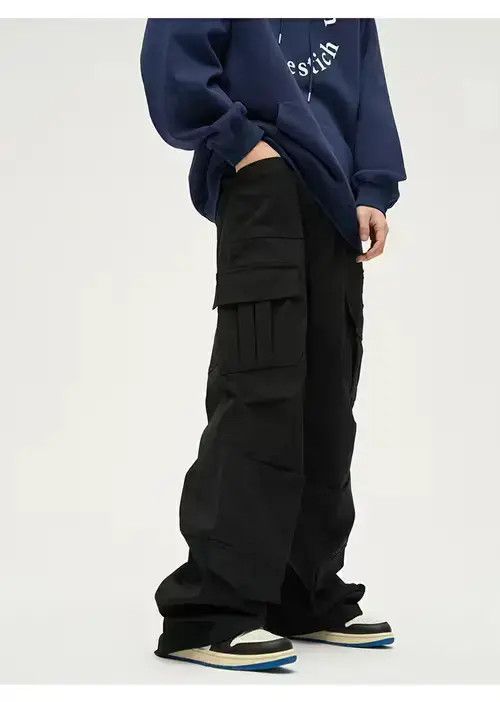 Vintage utility flared baggy cargo pants Size US 32 / EU 48 - 4 Thumbnail