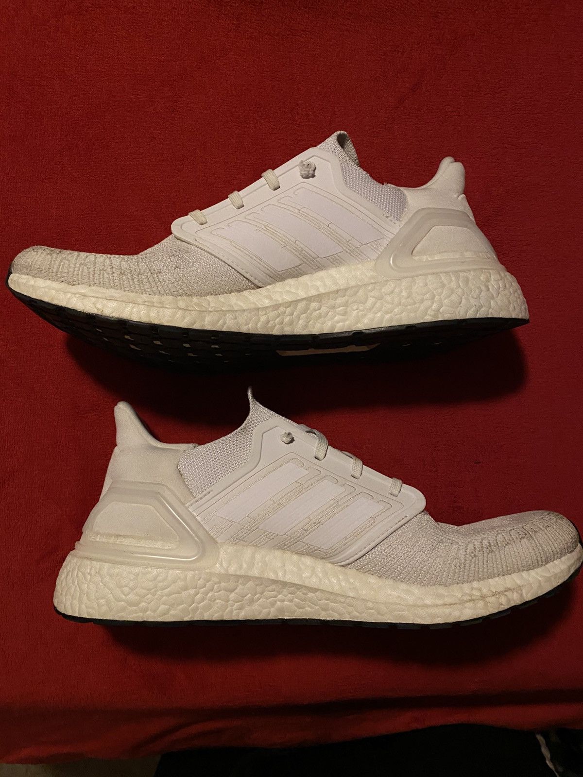 Adidas Triple White Adidas Ultra Boost Size US 11.5 / EU 44-45 - 5 Thumbnail