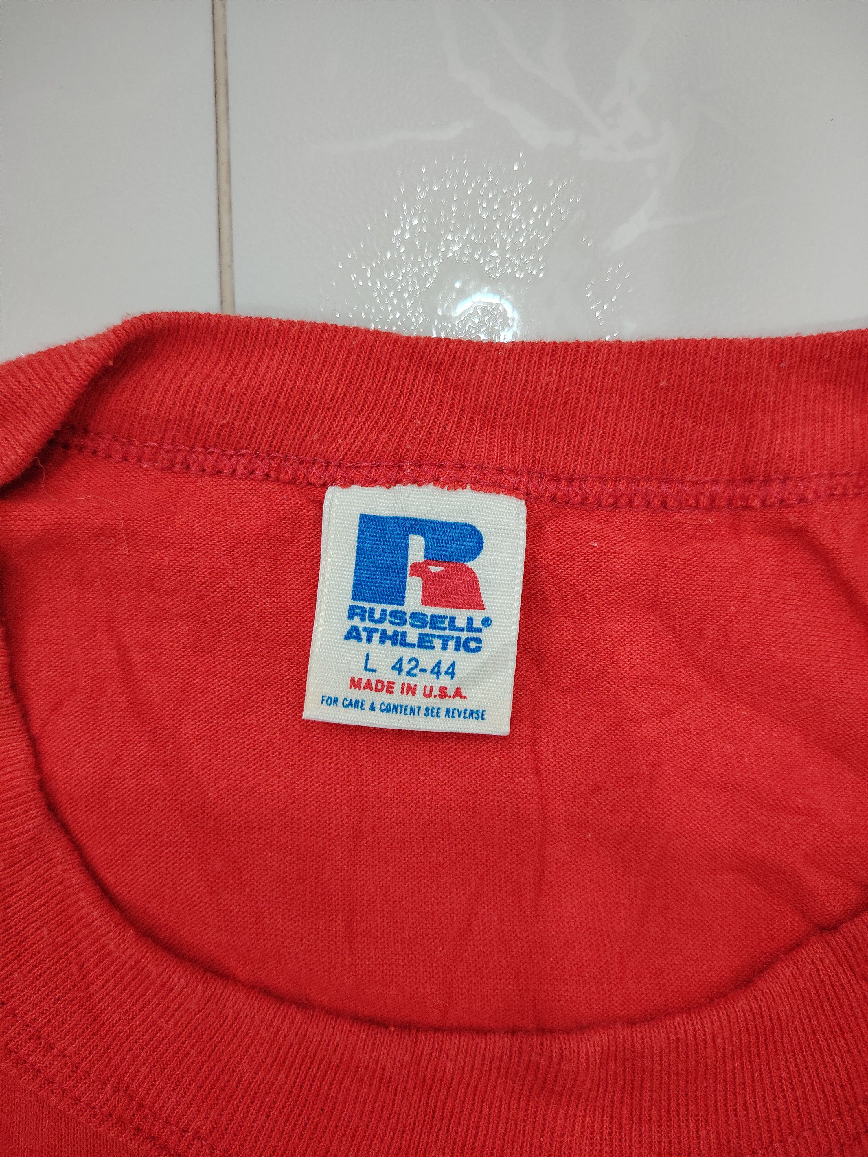 Russell Athletic × Vintage Vintage Indianapolis Shakespeare Festival 90s t shirt Size US L / EU 52-54 / 3 - 4 Thumbnail