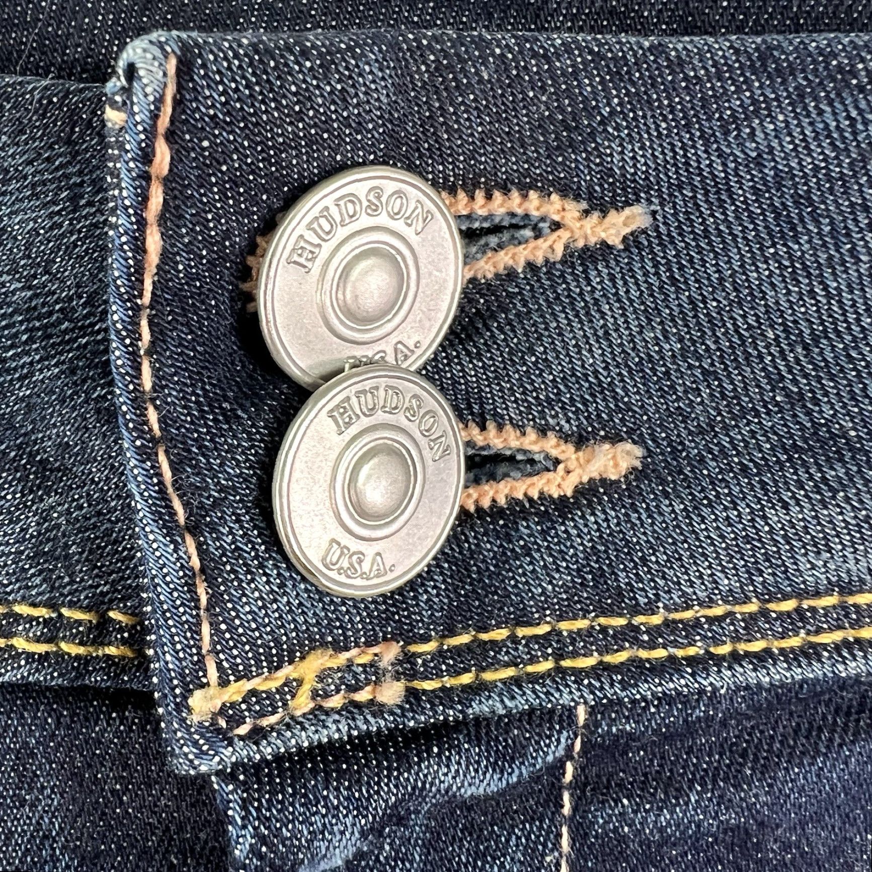 Hudson Hudson Collin Skinny Jeans Womens Plus Size 30 Blue 29 Inseam Denim 5-Pocket Dark Wash Zipper Button Logo Clothing Jeans Mens? Size 30" / US 8 / IT 44 - 6 Thumbnail