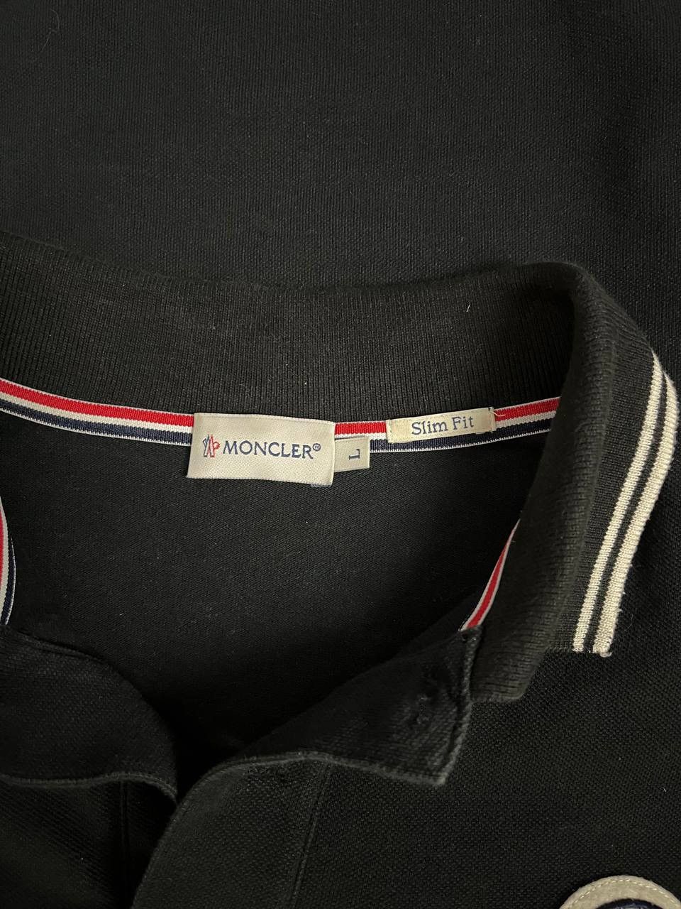 Moncler Moncler Polo Long Sleeve Black Size US L / EU 52-54 / 3 - 10 Thumbnail