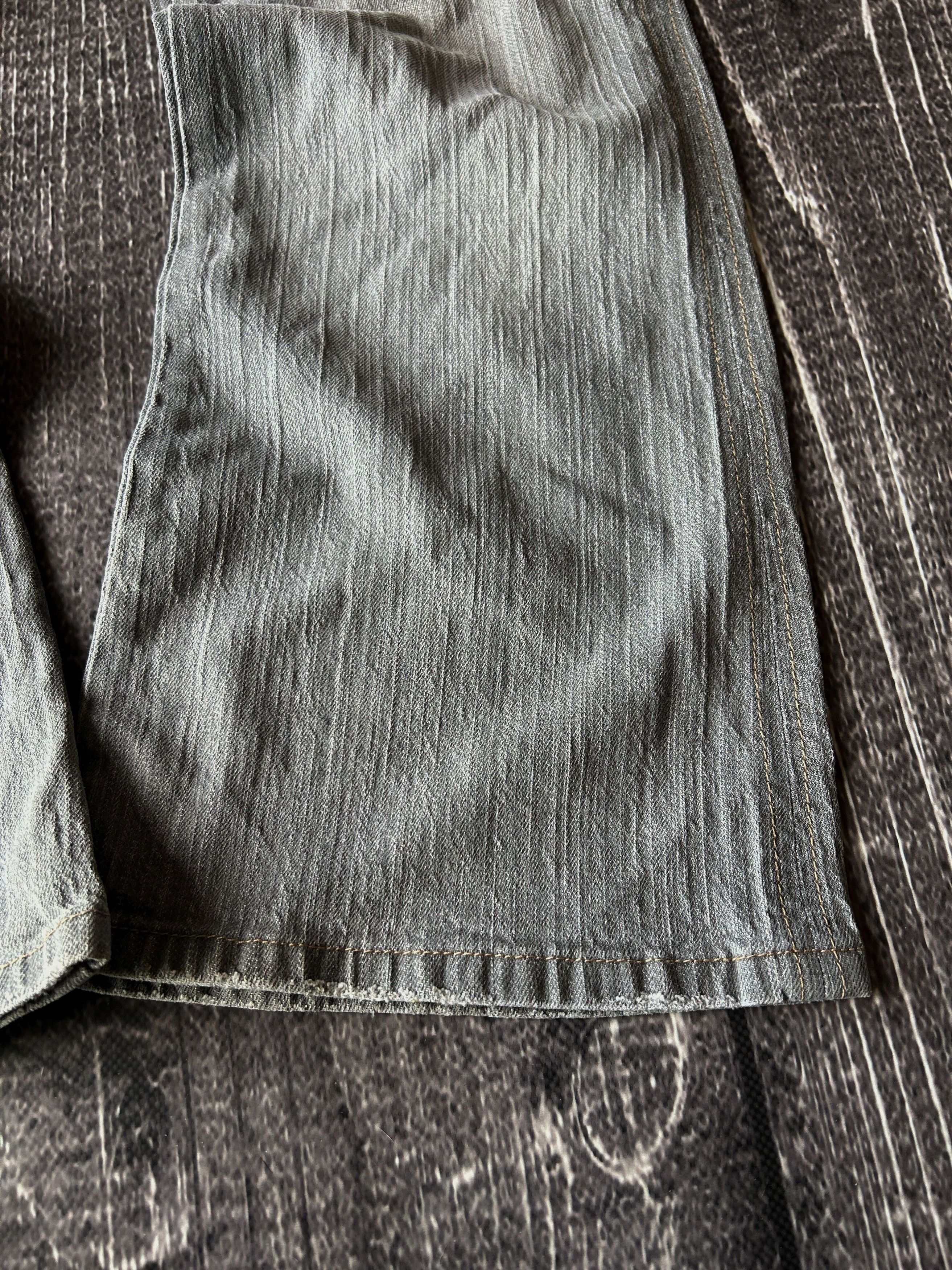 Other Bootcut Gray Wide Leg Denim Jeans Vintage Washed Y2K Style Size US 30 / EU 46 - 9 Thumbnail