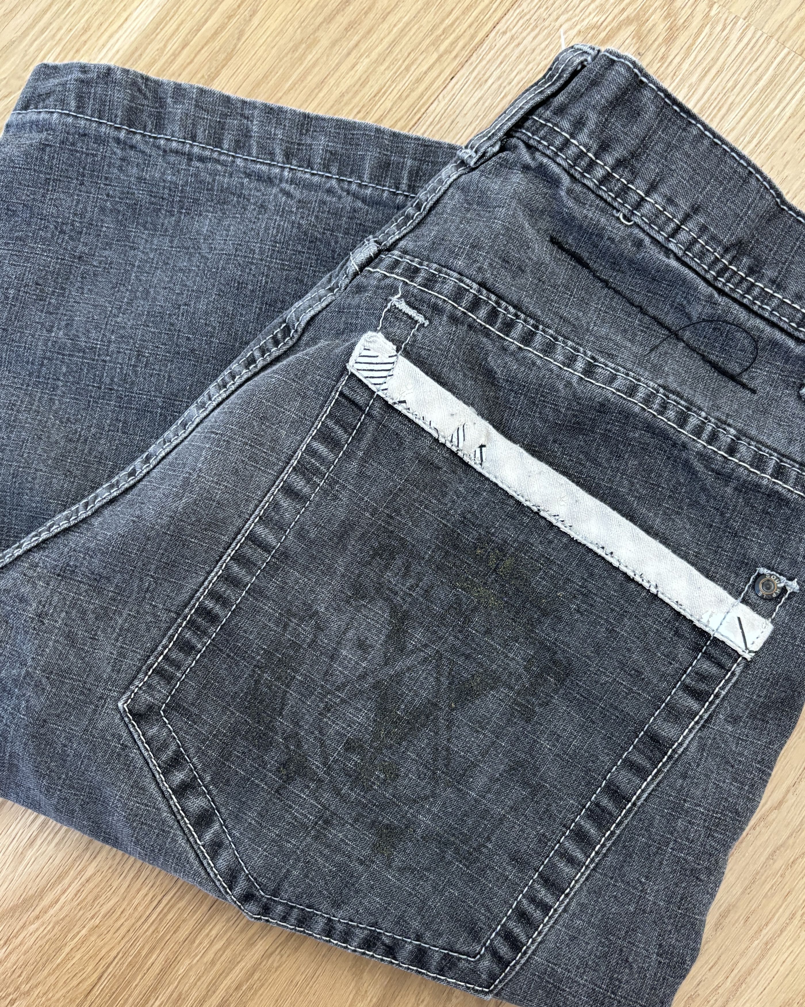 Southpole Vintage SouthPole Grey Denim Shorts Size US 32 / EU 48 - 4 Thumbnail