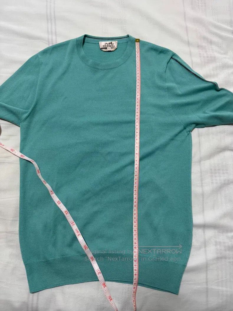 Hermes Hermes Cashmere short-sleeve unisex 80% Cashmere+20% Silk Size US S / EU 44-46 / 1 - 5 Thumbnail