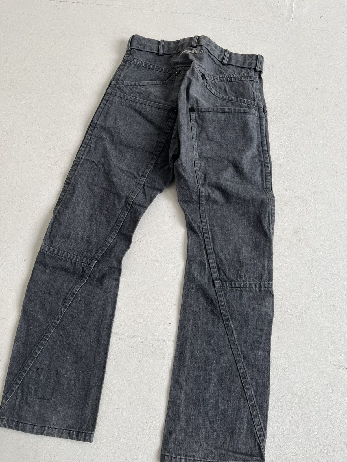 Denis Simachev Denis Simachev Archive engineered twist denim jeans gosha Size US 32 / EU 48 - 4 Thumbnail