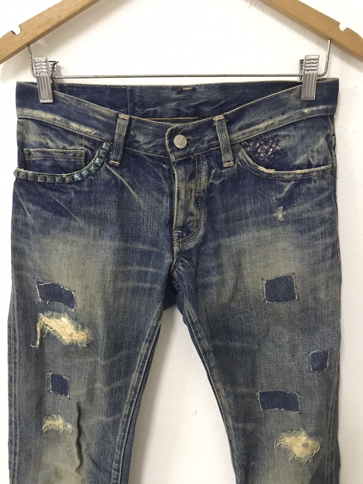 Hysteric Glamour Vintage hysteric glamour distressed style selvedge punk Size 30" / US 8 / IT 44 - 4 Thumbnail