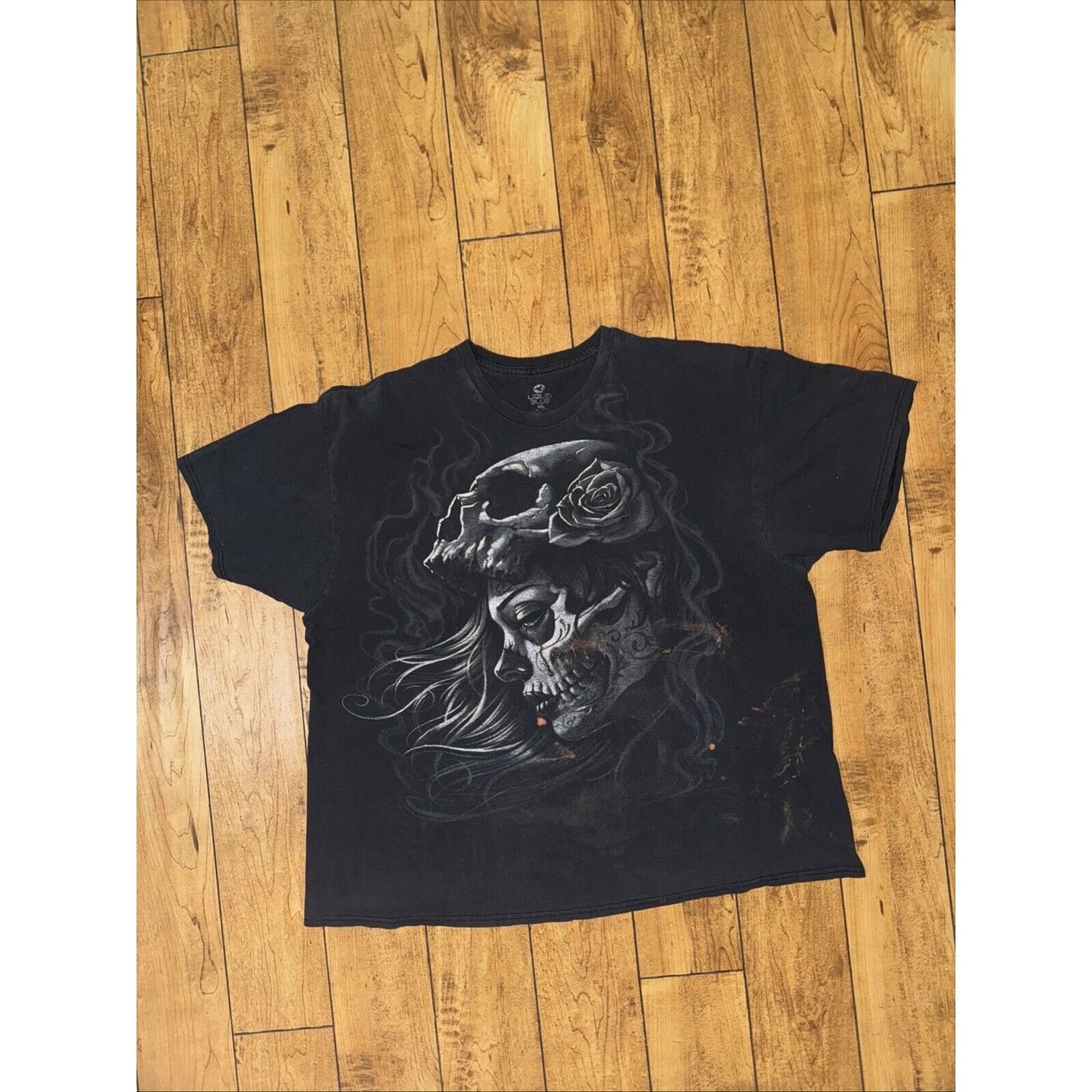 Liquid Blue Liquid Blue Dia De Los Muertos T-Shirt Black 2XL 24x27 Size US XXL / EU 58 / 5 - 1 Thumbnail