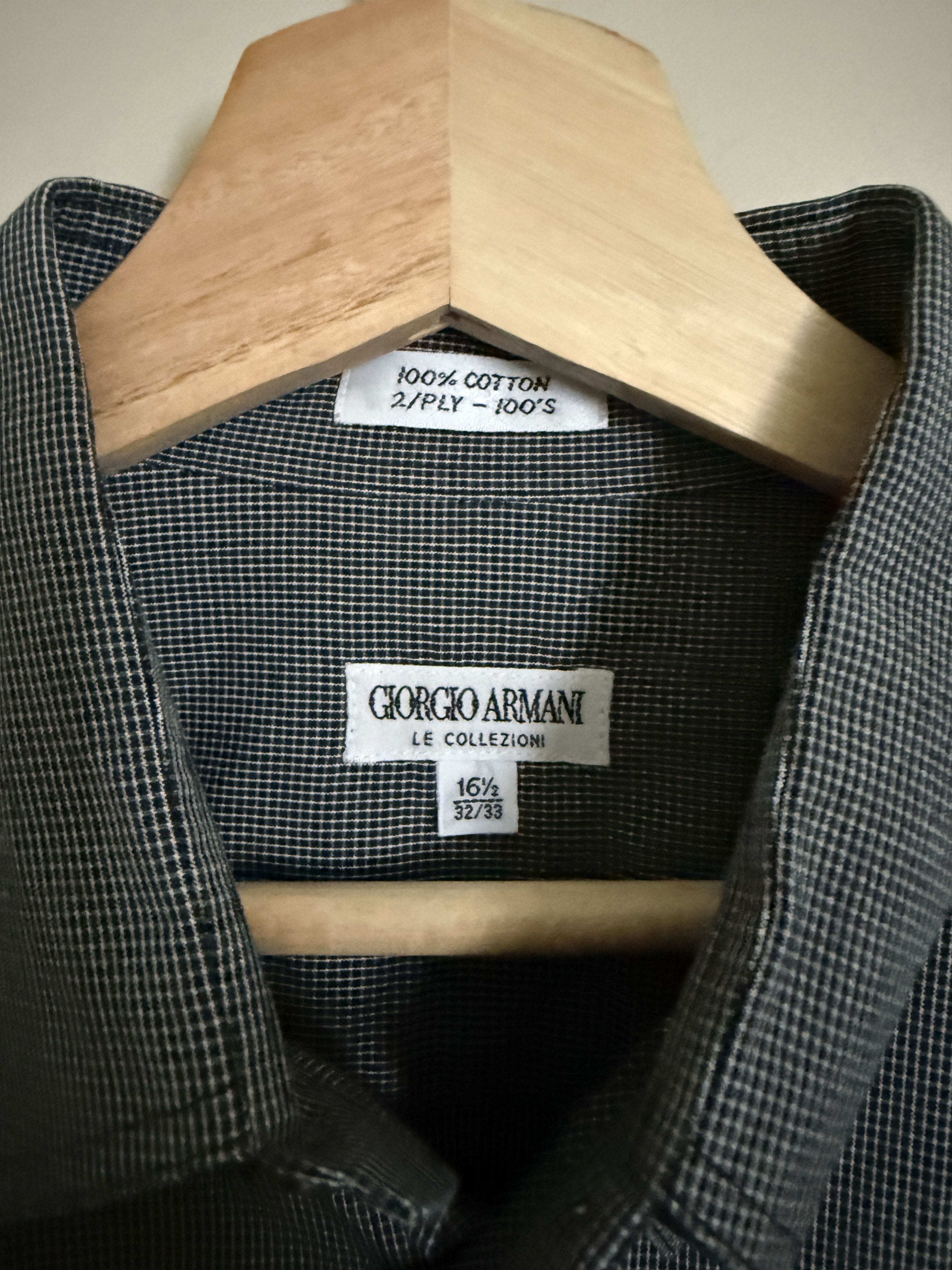 Giorgio Armani Giorgio Armani Le Collezioni shirt, 100% cotton, 16.5/32-33 Size US L / EU 52-54 / 3 - 3 Thumbnail