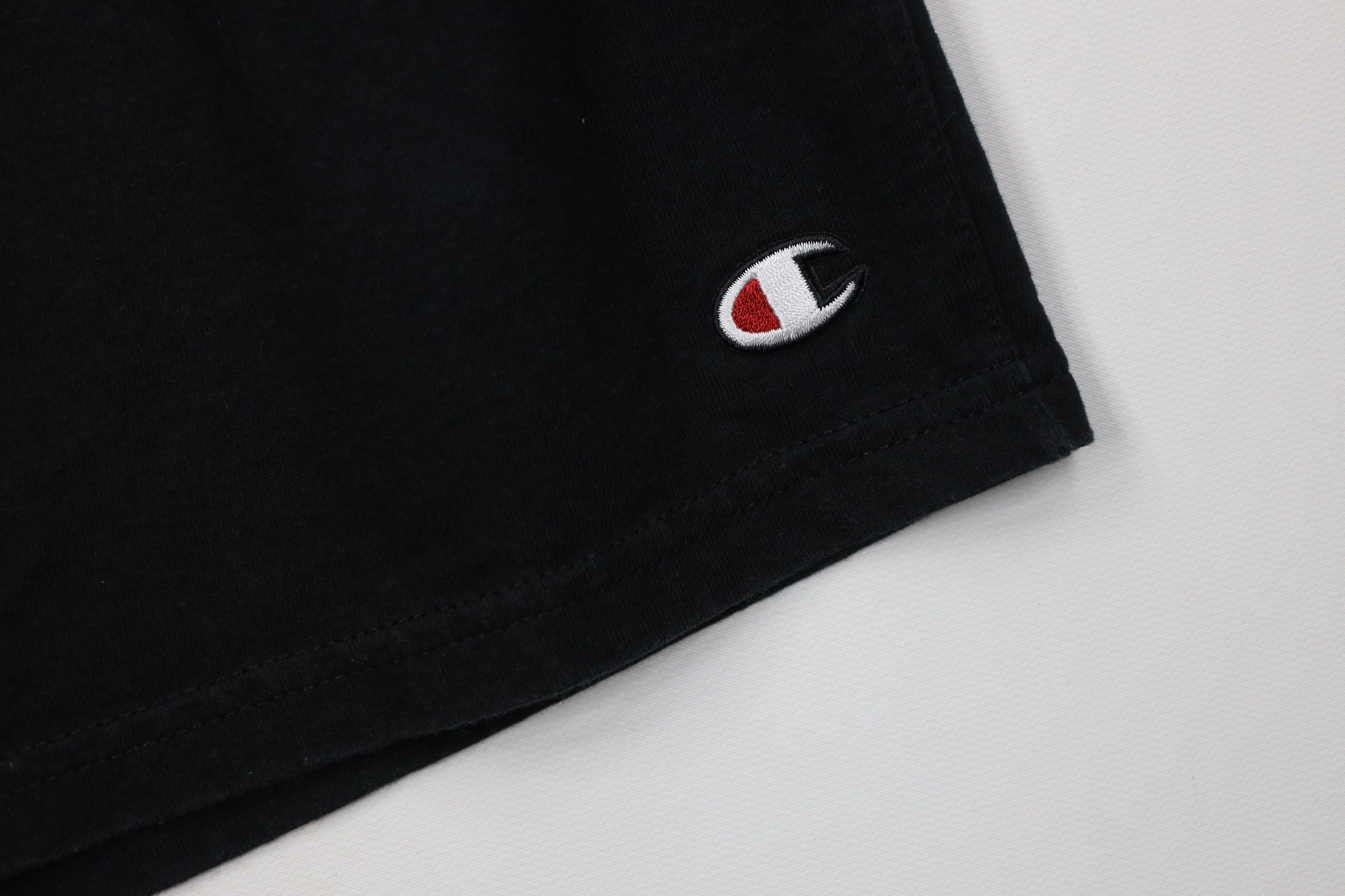Champion Vintage Y2K Champion Logo Above Knee Shorts Black Cotton Size US 36 / EU 52 - 5 Thumbnail