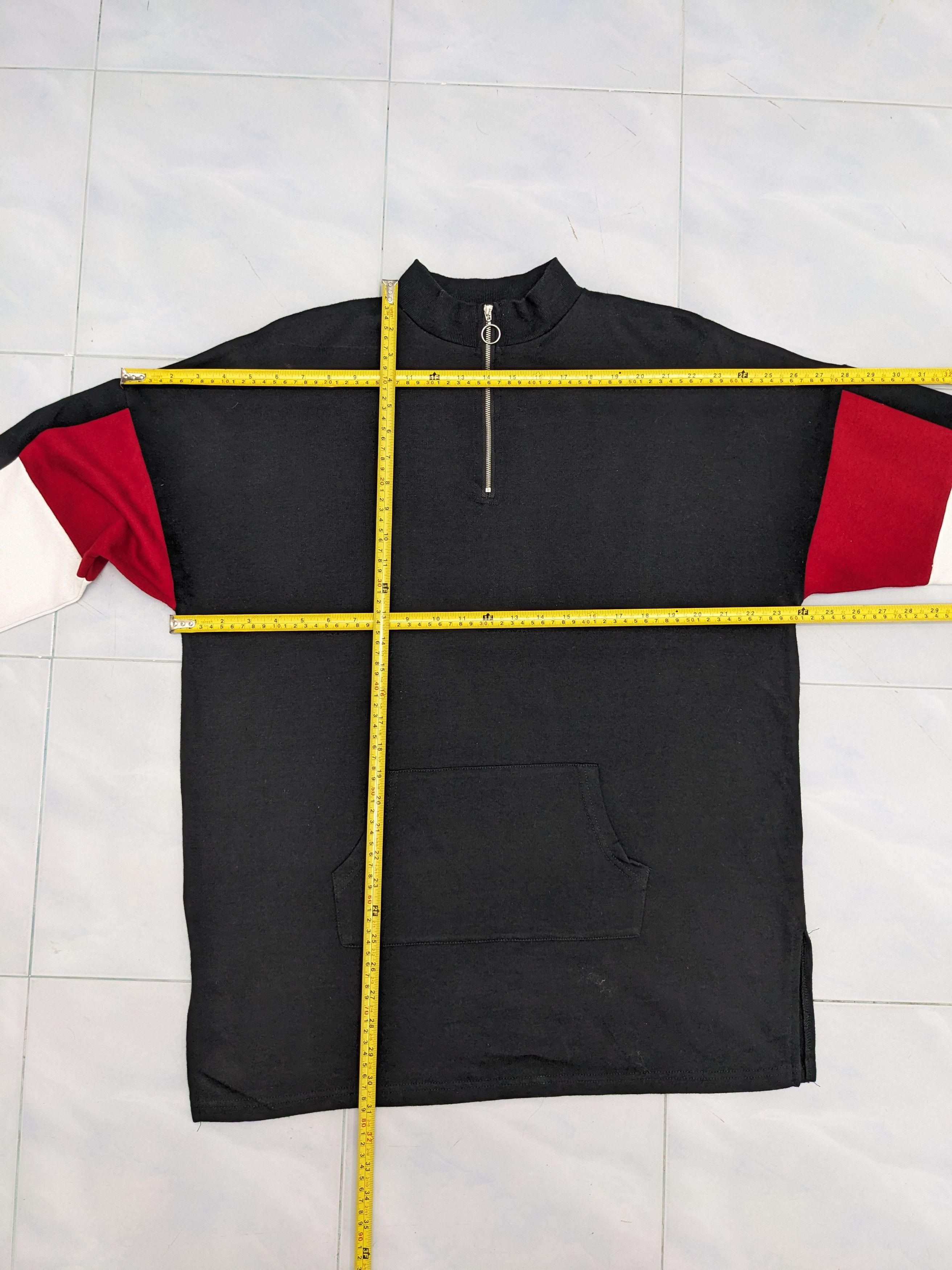 Japanese Brand Strange Heaven Japanese Brand Colour Block Sweatshirt Size US XXL / EU 58 / 5 - 8 Thumbnail
