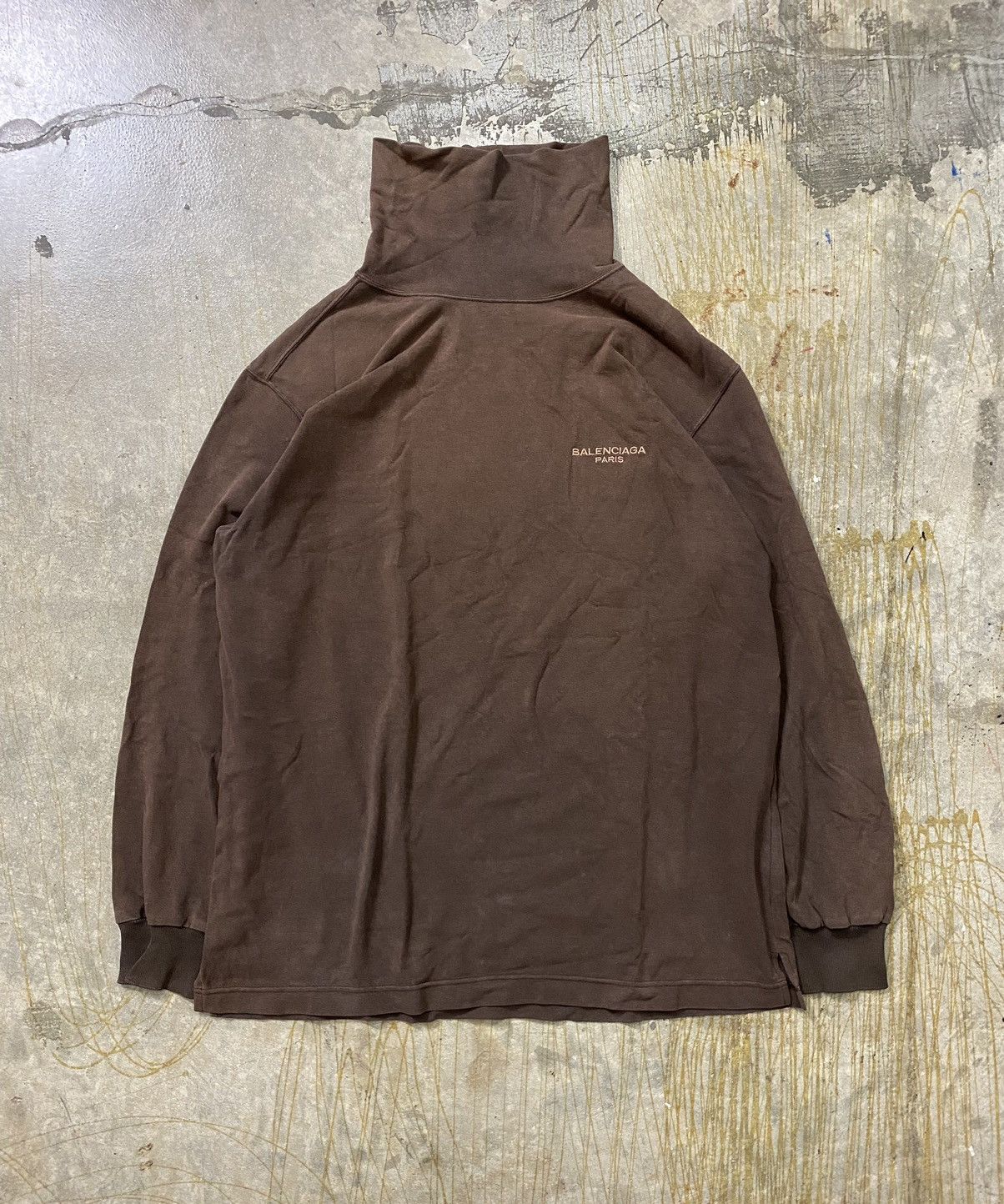 Balenciaga Vtg BALENCIAGA embroidered logo Turtle neck Size US M / EU 48-50 / 2 - 2 Thumbnail