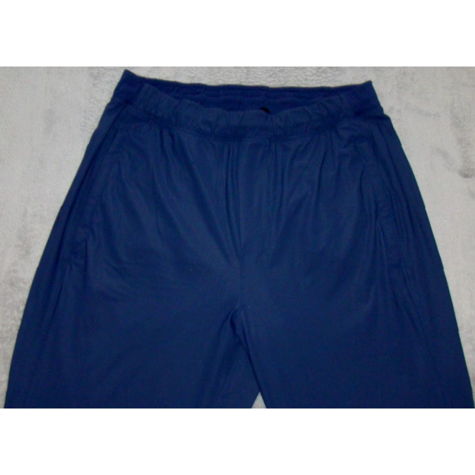 Lululemon Lululemon Mens Venture Trouser Blue Pull-On Pants Business Casual Travel Chino 33in Inseam Golf Logo Zip Pockets M Medium Mens Size US 31 - 3 Thumbnail