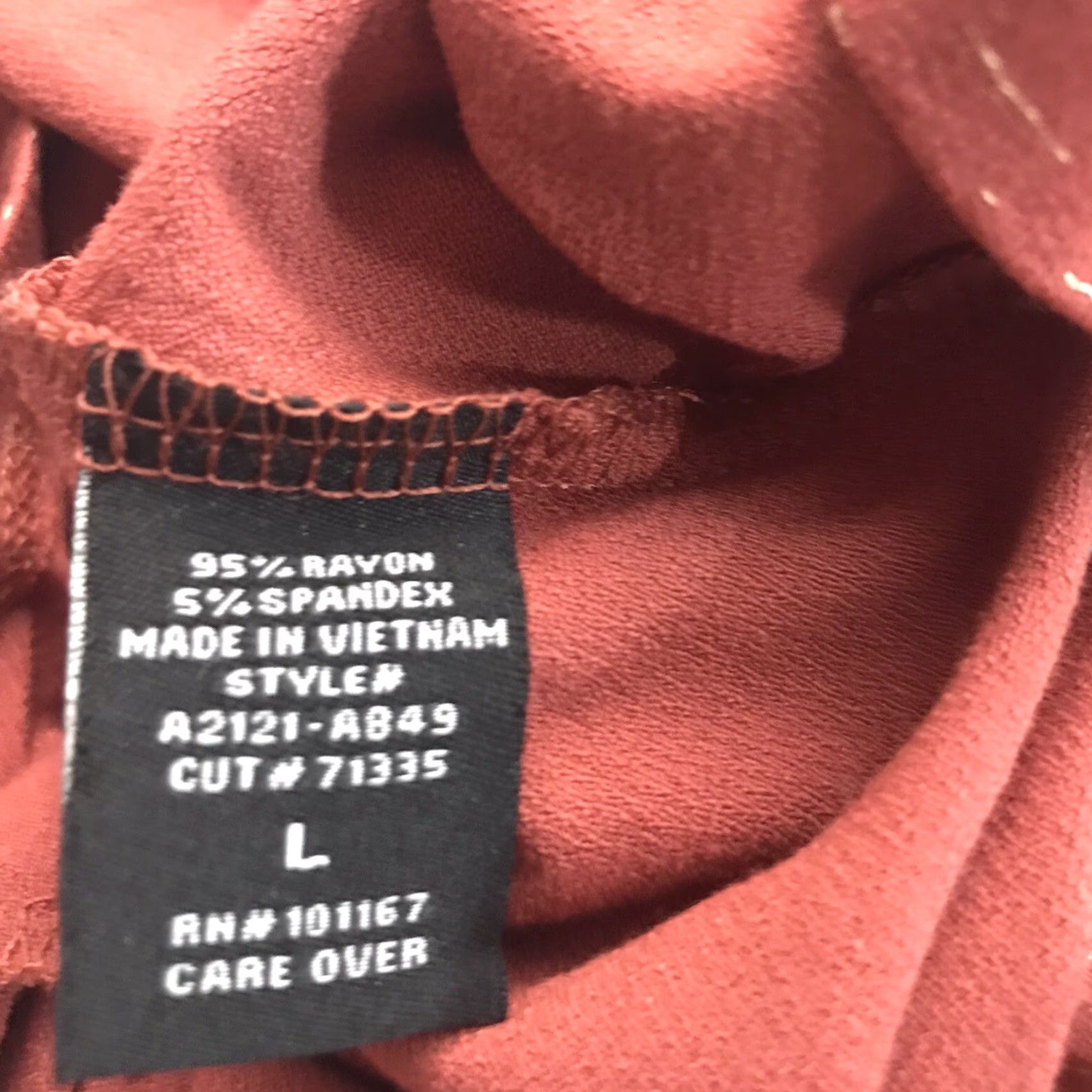 Vintage Kim & Cami Rose Stars Dolman 3/4 Sleeve Blouse Womens Size L Size L / US 10 / IT 46 - 3 Thumbnail