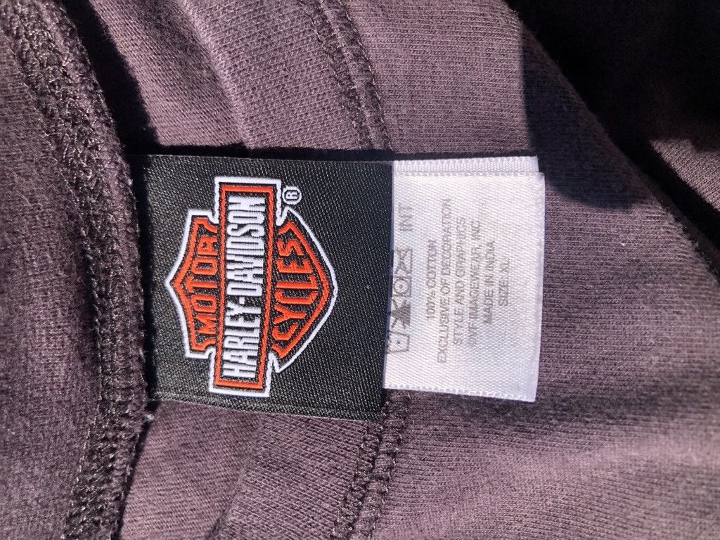 Harley Davidson Harley Davidson Long Sleeve T-Shirt XL Gray Orange Size US XL / EU 56 / 4 - 3 Thumbnail