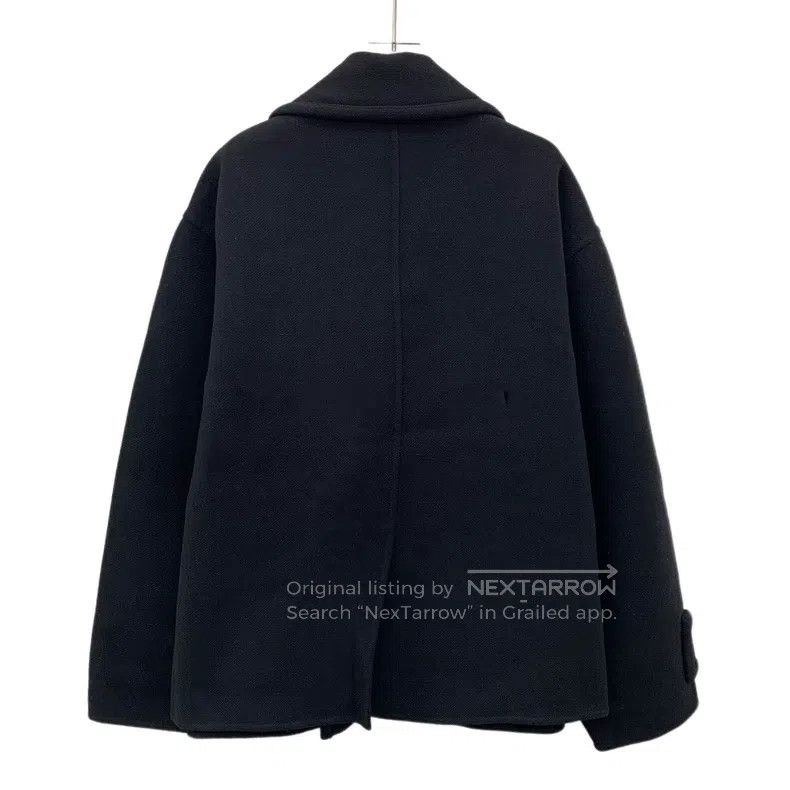 Valentino Valentino Black wool Fangling double-breasted short coat Size S / US 4 / IT 40 - 2 Thumbnail