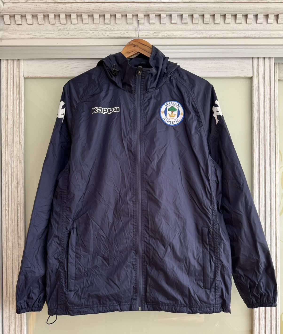 Kappa Wigan Athletic 2017-2018 Soccer Track Jacket Football Jersey Size US M / EU 48-50 / 2 - 1 Thumbnail