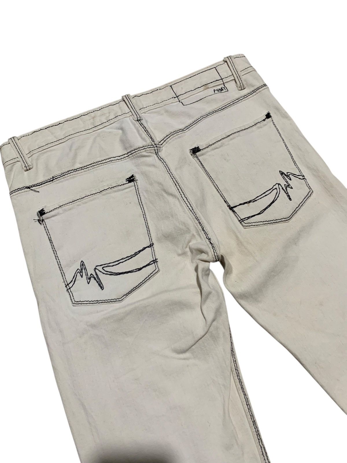 Vivienne Westwood Vivienne Westwood Man contrast stitch slim denim dior style Size US 32 / EU 48 - 5 Thumbnail