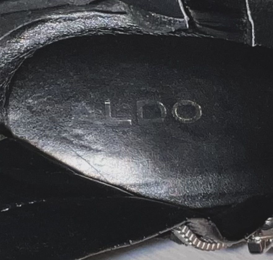 Aldo Aldo Loviren Black Studded Suede and Leather Ankle Boots 7.5 Size US 7.5 / IT 37.5 - 13 Thumbnail