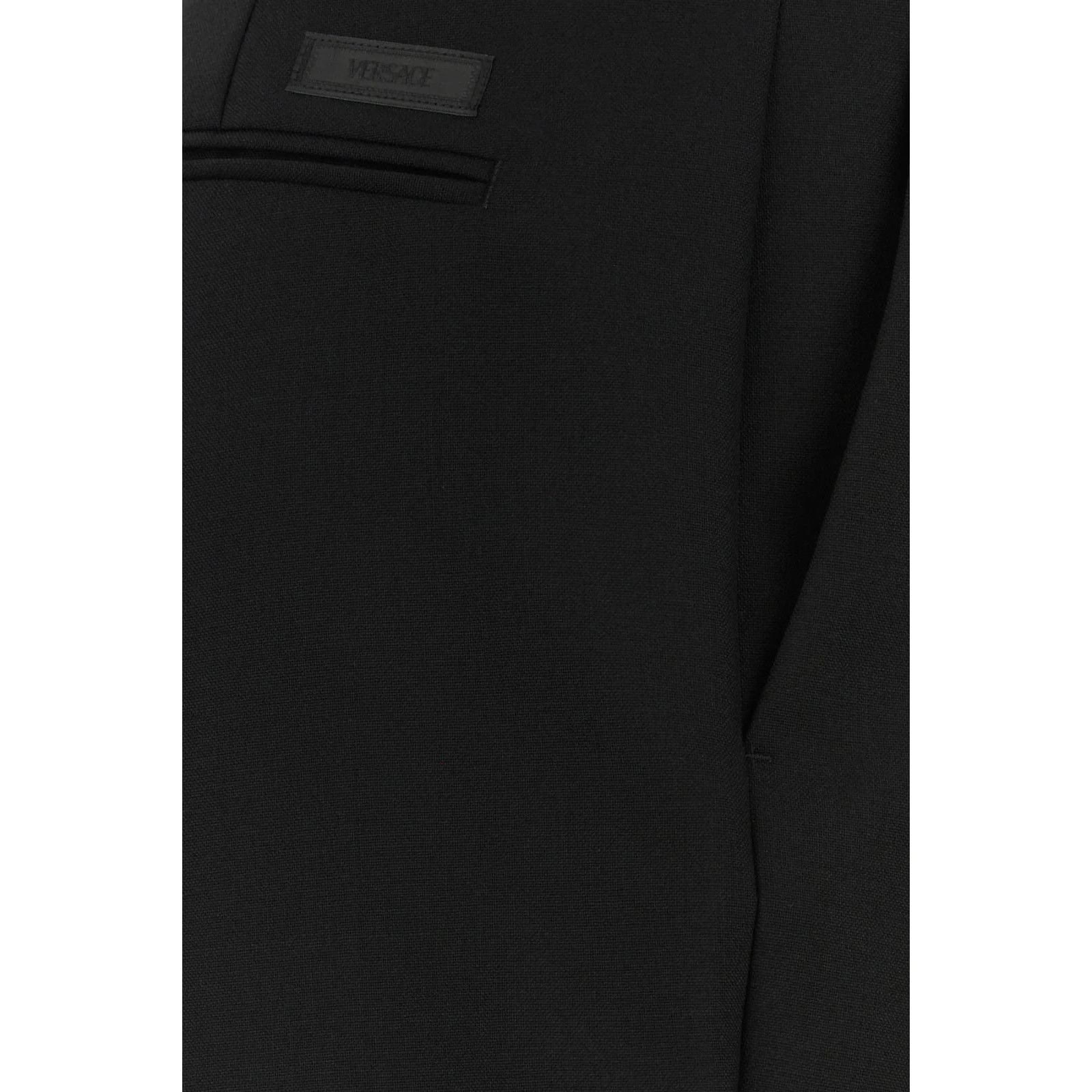Versace VERSACE Black Wool Blend Pants New & Authentic (Men's size:U Size US 32 / EU 48 - 3 Thumbnail