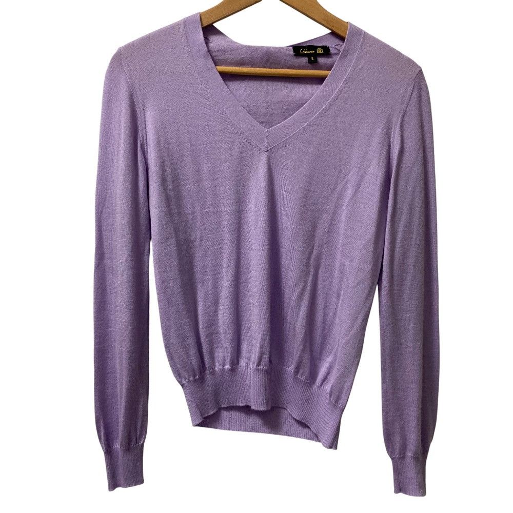 Other Other Drawer 18G Cashmere Silk Rib Crewneck Knit Others Tops 6513-106-0837 DUTY FREE for USA Size ONE SIZE - 1 Thumbnail