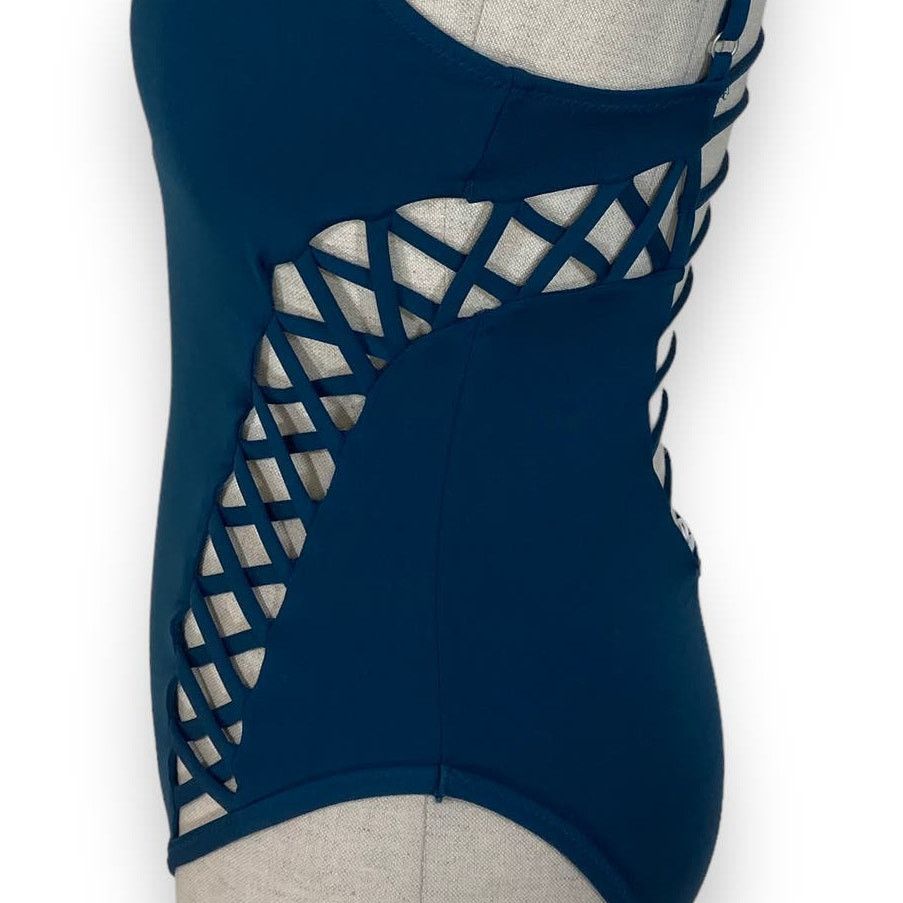 Red Carter Lattice strap one piece swimsuit New Red Carter bathing suit Size ONE SIZE - 11 Thumbnail