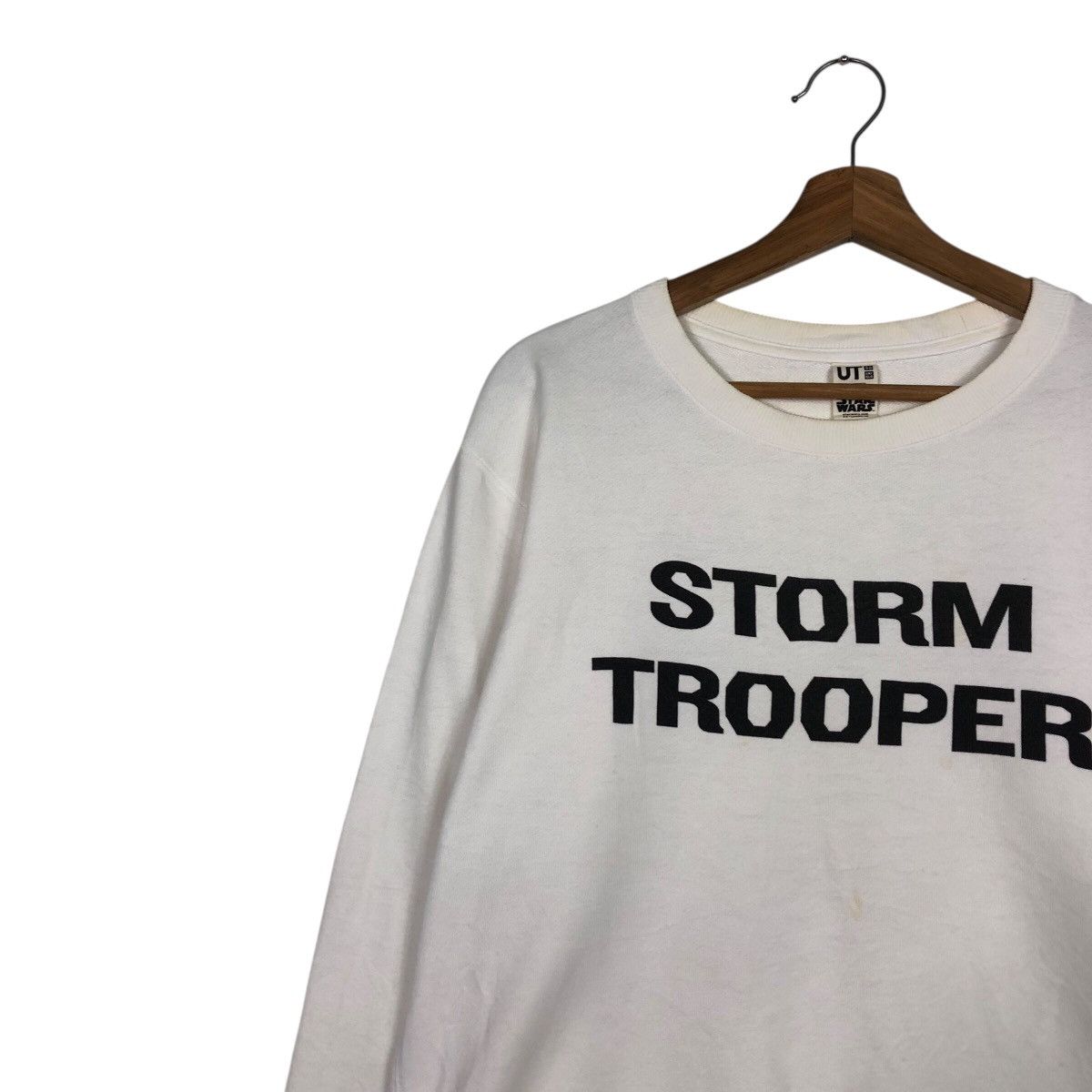 Japanese Brand 📌Vintage Sweatshirt Movie Star Wars Storm Trooper Big Logo Size US M / EU 48-50 / 2 - 8 Thumbnail
