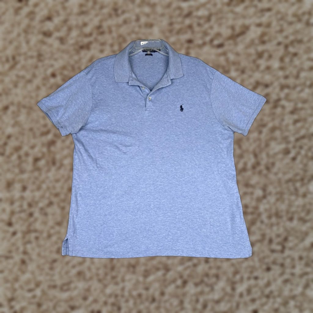 Polo Ralph Lauren Polo Ralph Lauren Polo Shirt Mens XL Blue Slim Fit Cotton Embroidered Logo Size US XL / EU 56 / 4 - 1 Thumbnail