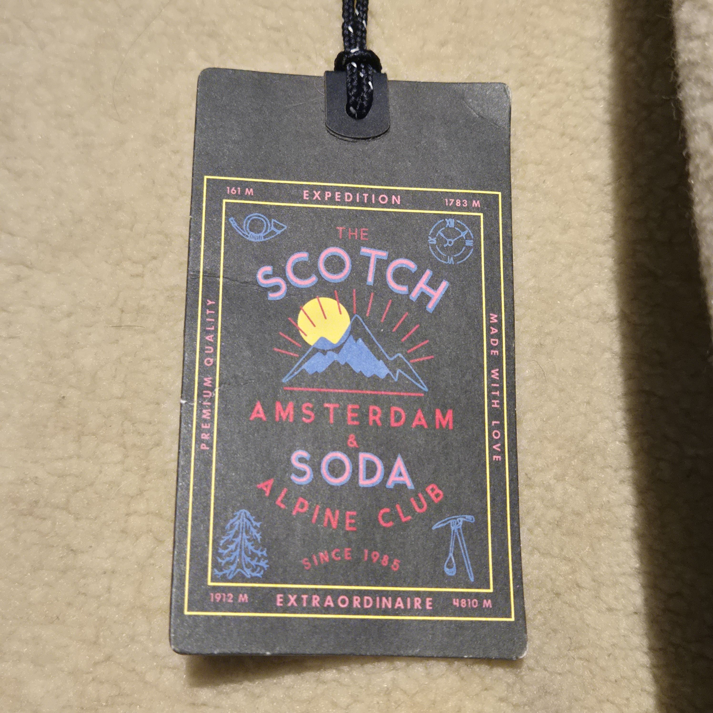 Scotch & Soda Rare NWT Scotch & Soda Plaid Sherpa Wool Trucker Jacket Size US L / EU 52-54 / 3 - 5 Thumbnail