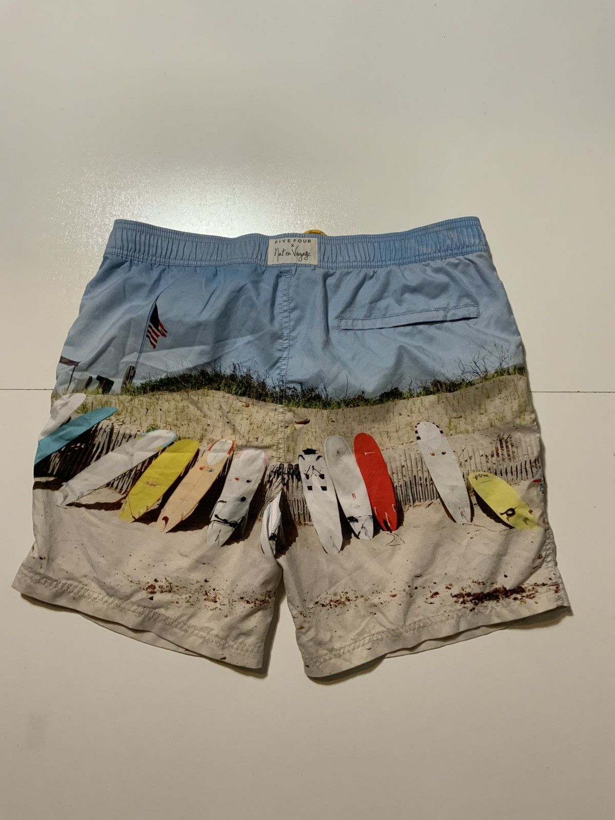 Five Four Five Four X Nat En Voyage Montauk Modern Surfboards Shorts Size US 36 / EU 52 - 3 Thumbnail