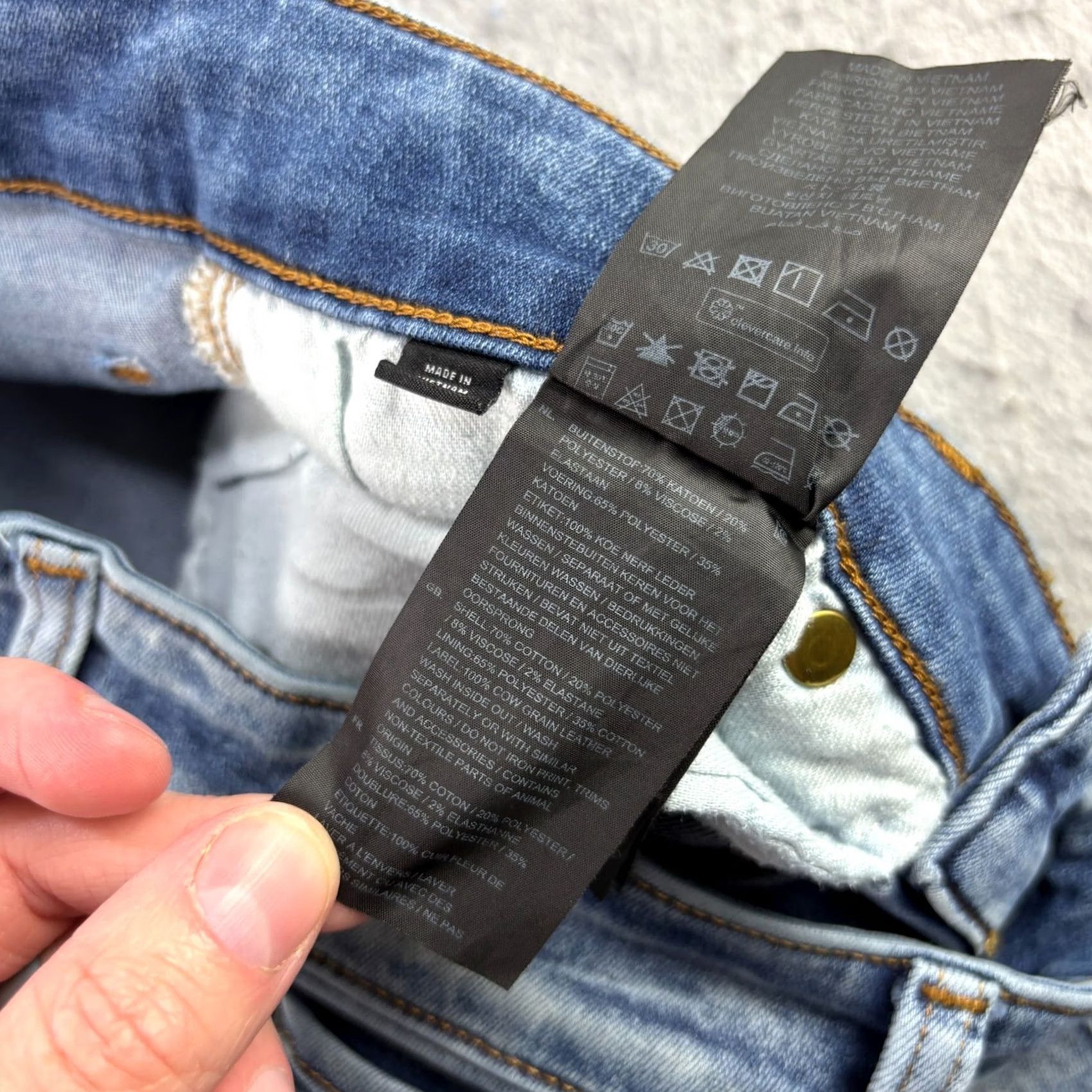 G-Star G Star Raw Jeans Slim 29x29 Blue Denim Hip Hop 3D Zip Knee Skinny Fit Mens Jeans Size US 29 - 7 Thumbnail