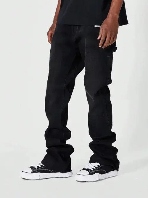 Jean Yuriko x Ayako Stacked Workwear Skinny Jeans Size US 32 / EU 48 - 6 Thumbnail