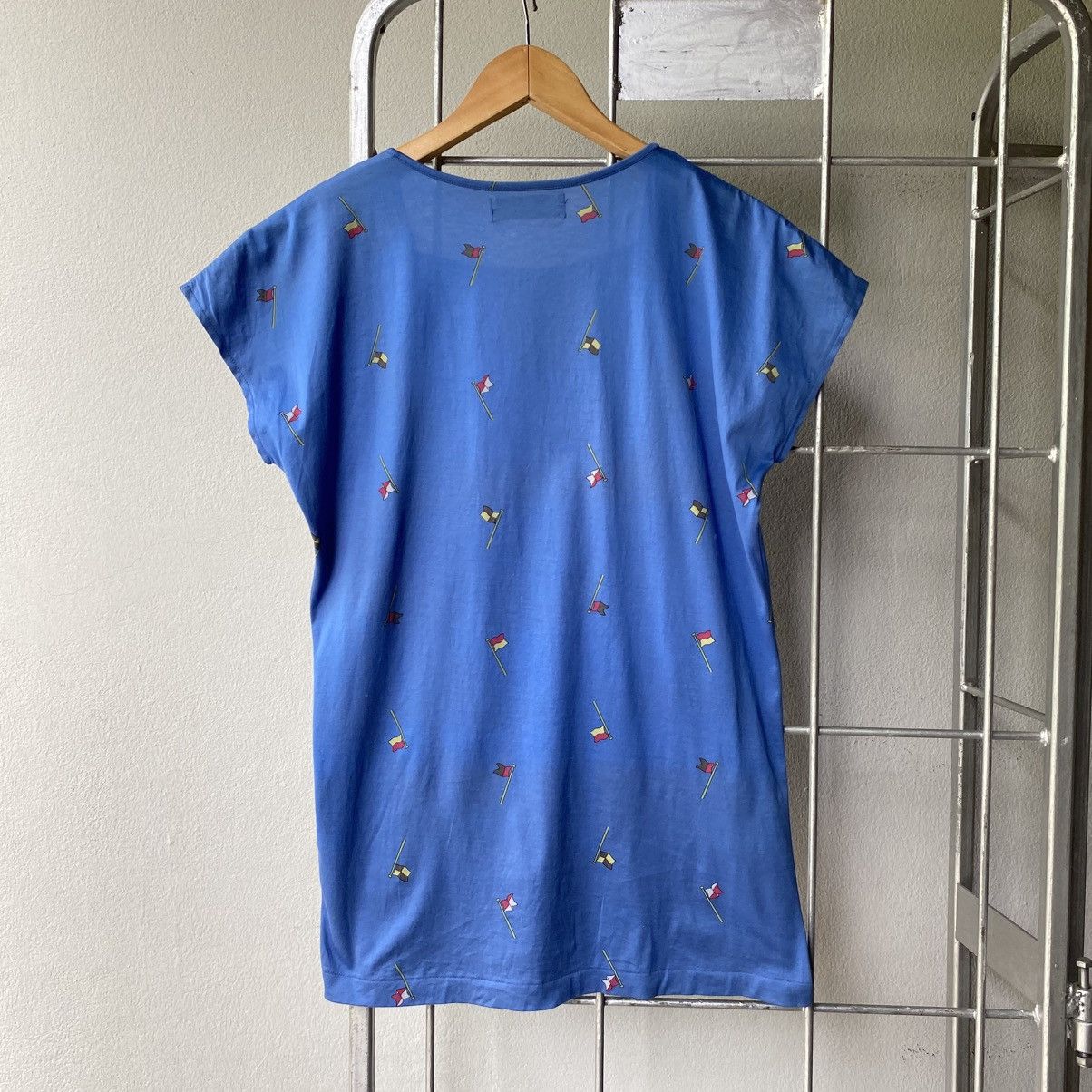 Chloe Miss Chloẻ Blue Deep V-Neck Tee Size S / US 4 / IT 40 - 21 Thumbnail