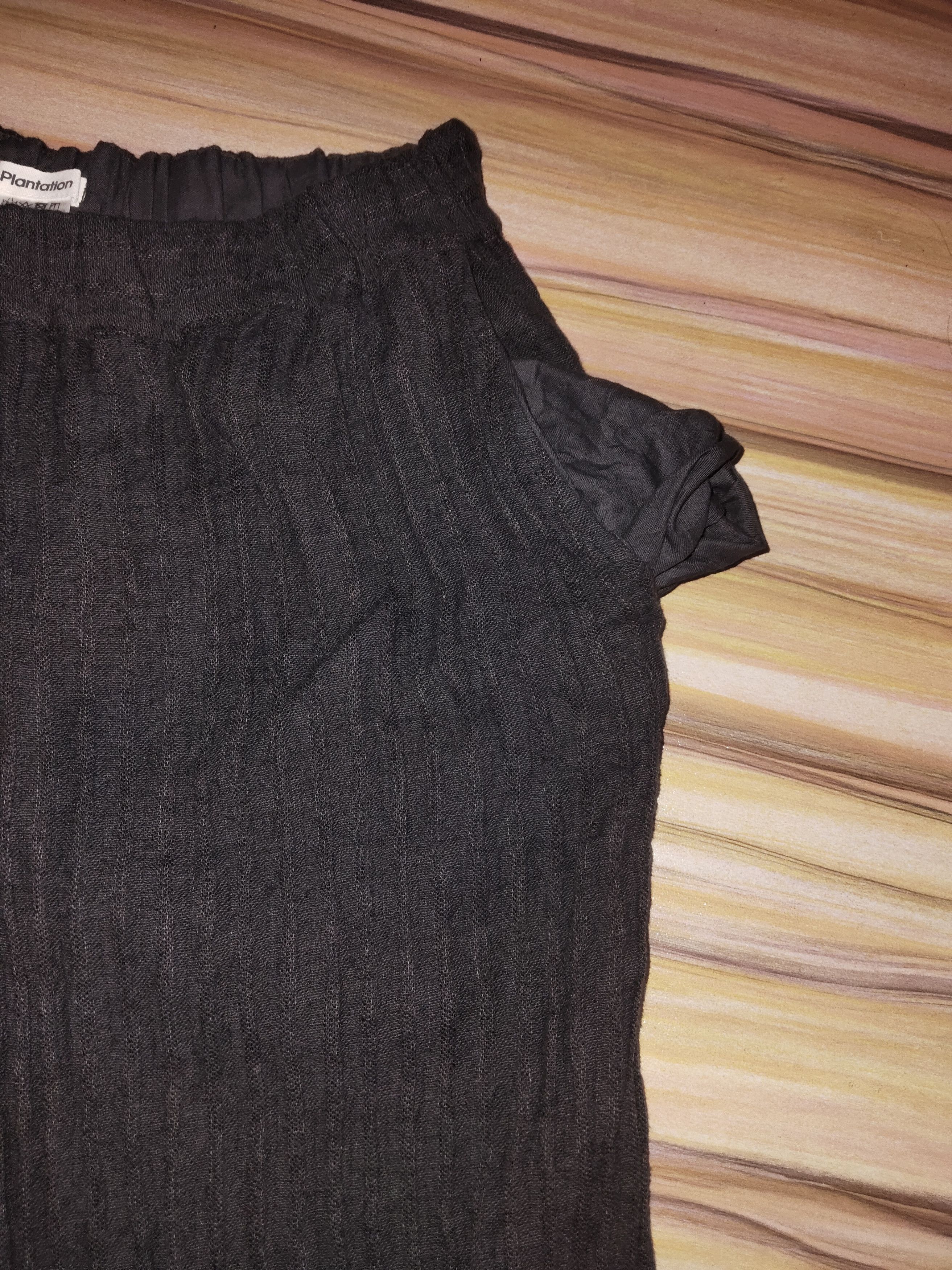 Issey Miyake PLANTATION Pleat Palazzo Crop Pants Size 35" - 2 Thumbnail