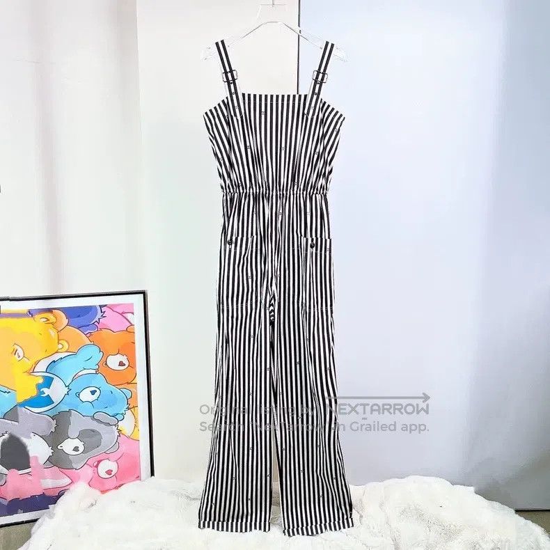 Chanel Chanel 24M black and white striped suspender jumpsuit Size 24" / US 00 / IT 34 - 1 Thumbnail