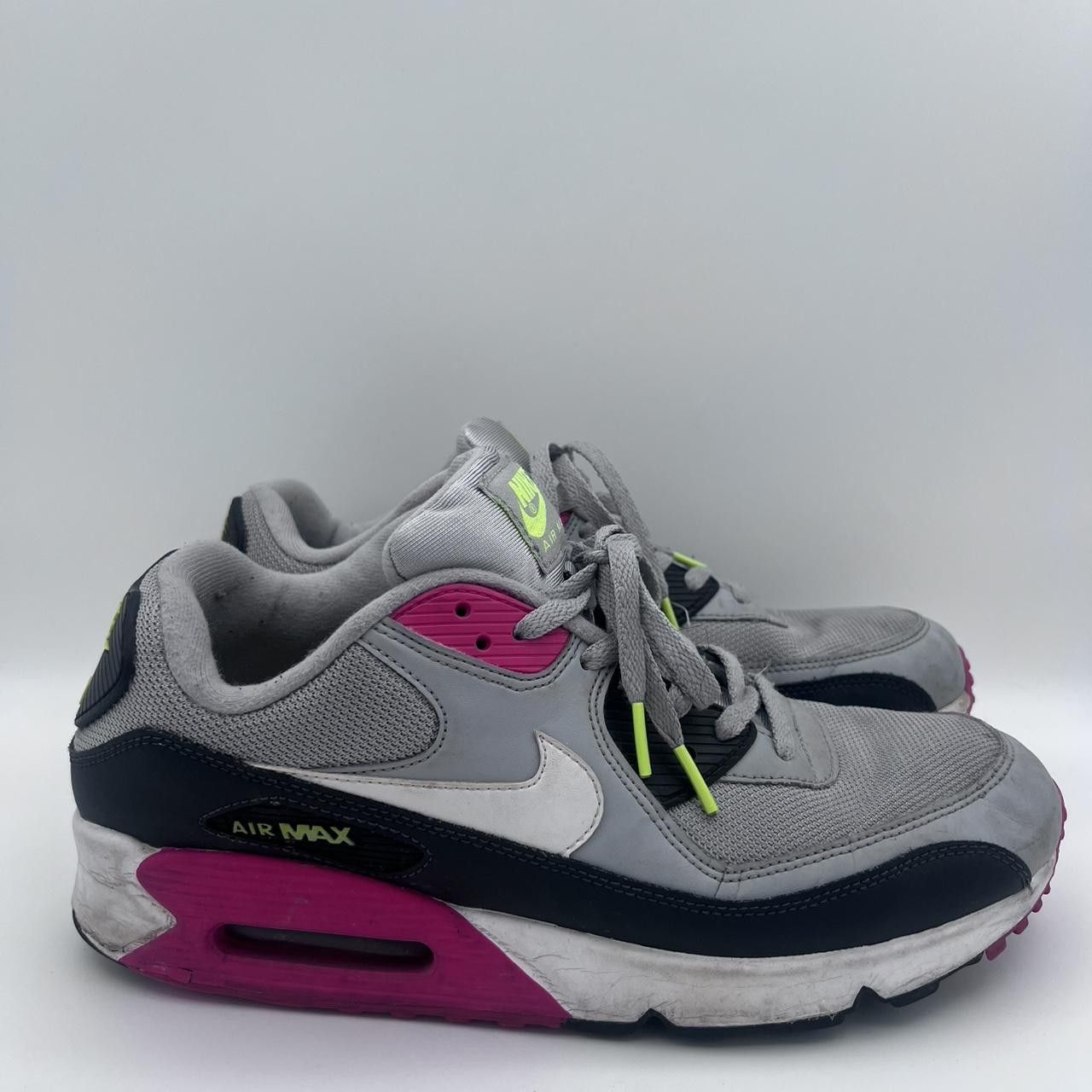 Nike Nike Air Max 90 Essential “Wolf Grey Rush Pink” Men’s 10 Size US 10 / EU 43 - 1 Thumbnail