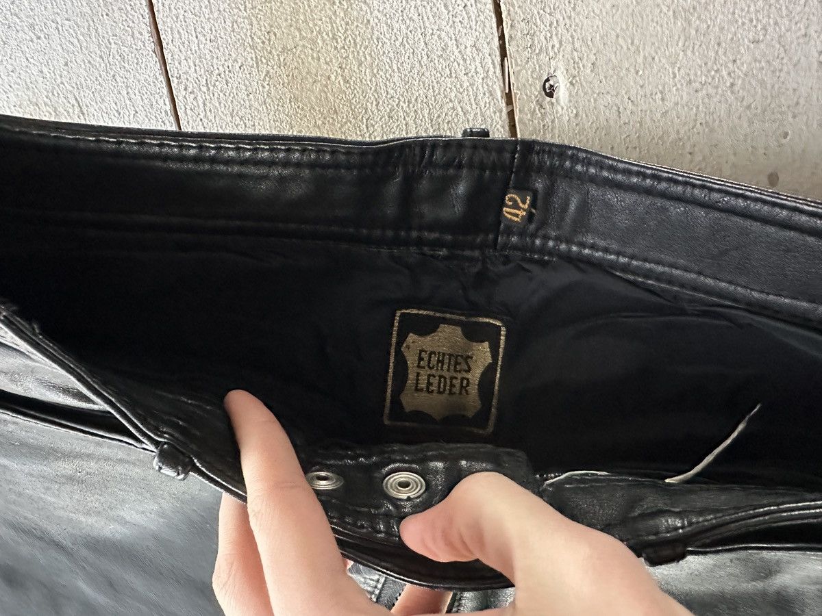 Other IXS 🚨GRAIL MEN LEATHER PANTS Y2K WESTERN MOTORCYCLE Size US 28 / EU 44 - 7 Thumbnail