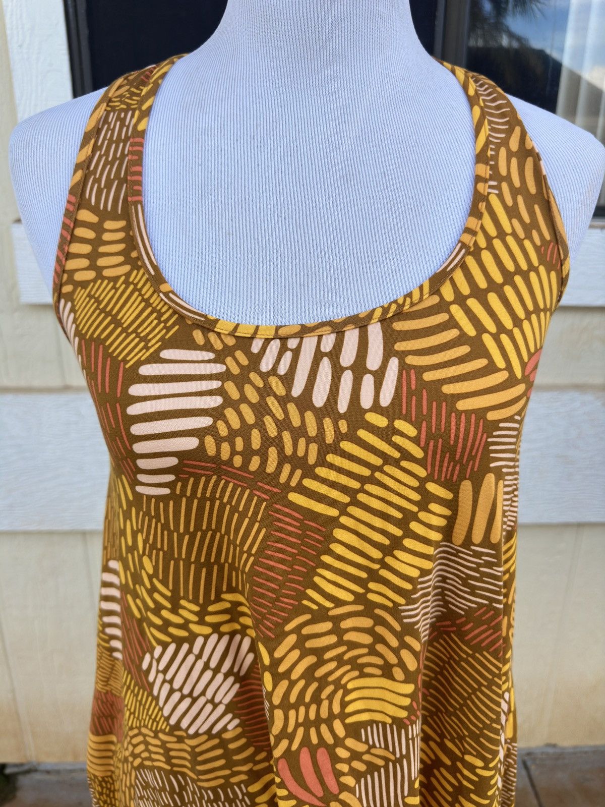 Other PreOwned Fighting Eel Yellow Hawaiian Dress Women's Small Size S / US 4 / IT 40 - 3 Thumbnail