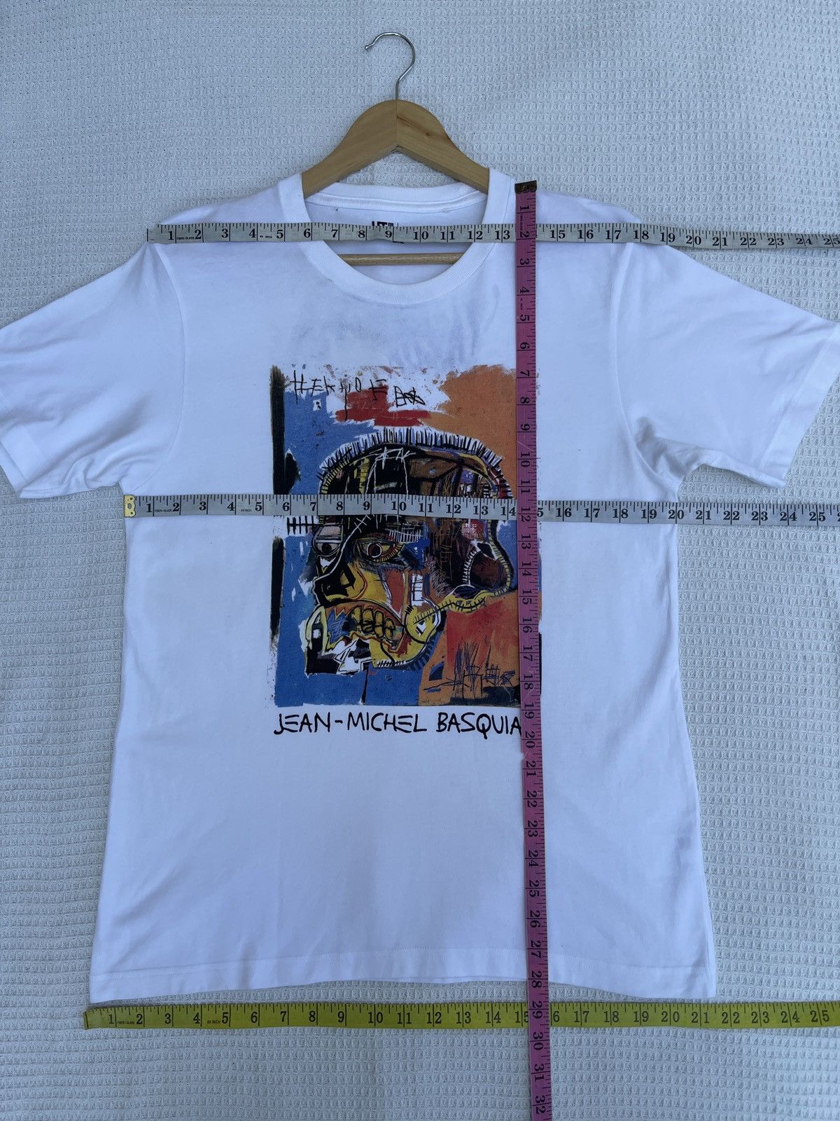 Jean-Michel Basquiat Rare🔥Vintage Art JEAN MICHEL BASQUIAT Uniqlo Tee Size US L / EU 52-54 / 3 - 9 Thumbnail