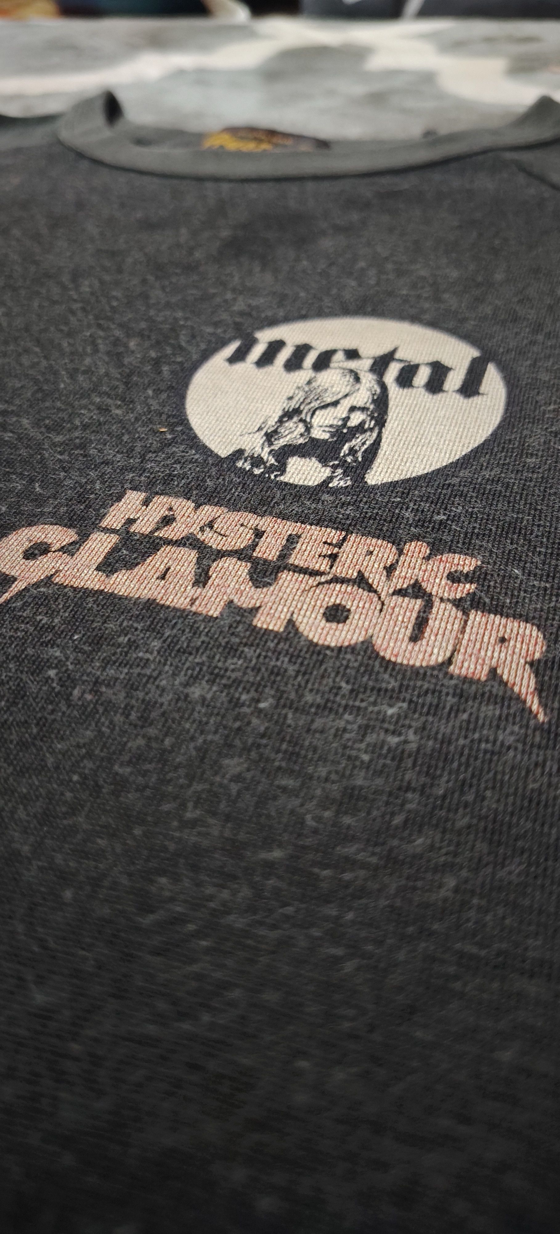 Hysteric Glamour Hysteric Glamour Metal Print Raglan Crewneck Longsleeve Size US M / EU 48-50 / 2 - 4 Thumbnail