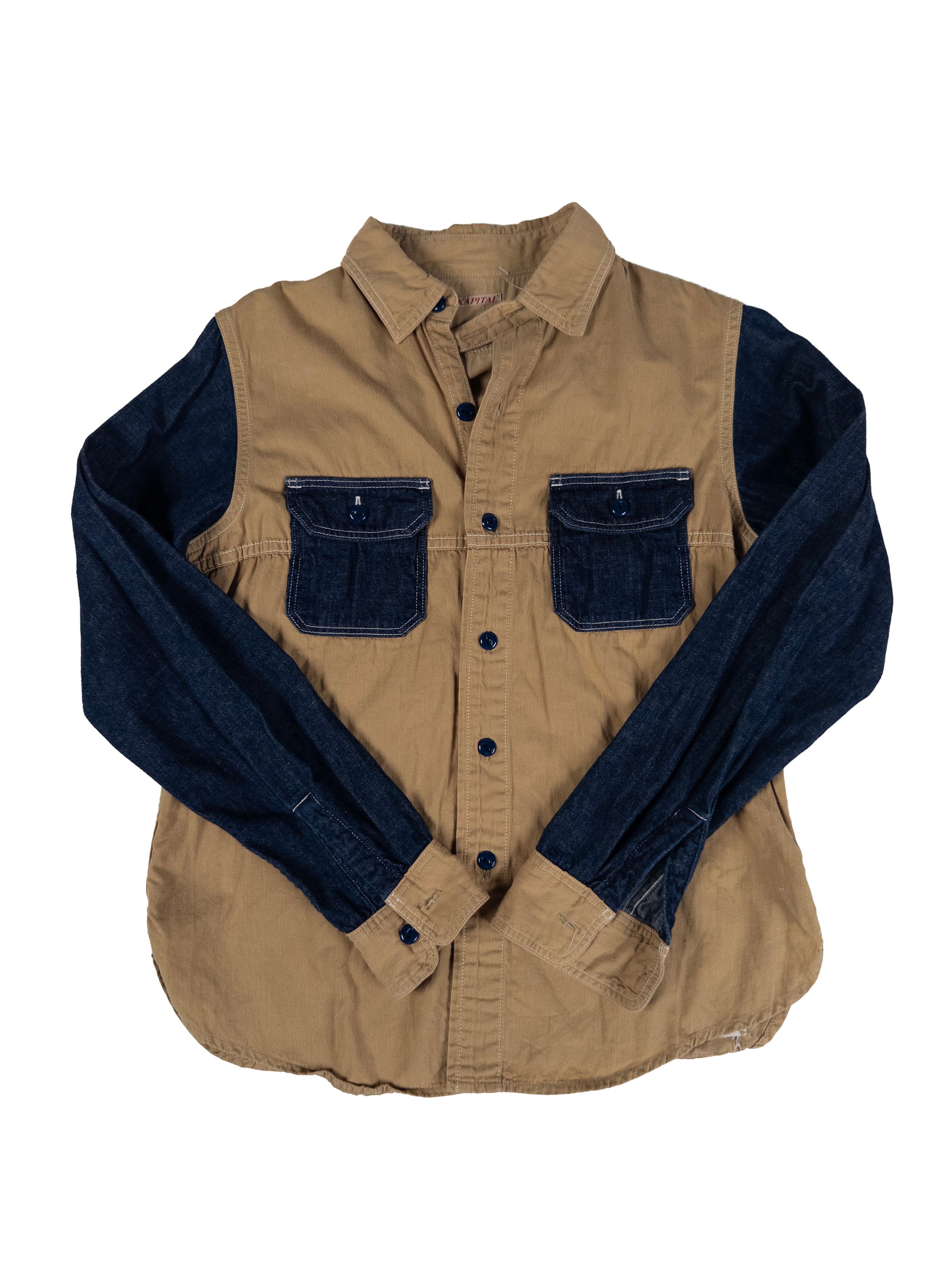 Kapital Vintage Kapital Denim Long Sleeve Button Up Size US M / EU 48-50 / 2 - 2 Thumbnail
