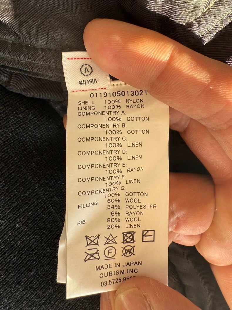 Visvim VISVIM THORSON JKT COLLAGE 19 year Water drop MA1-2506 Size US XXL / EU 58 / 5 - 5 Thumbnail