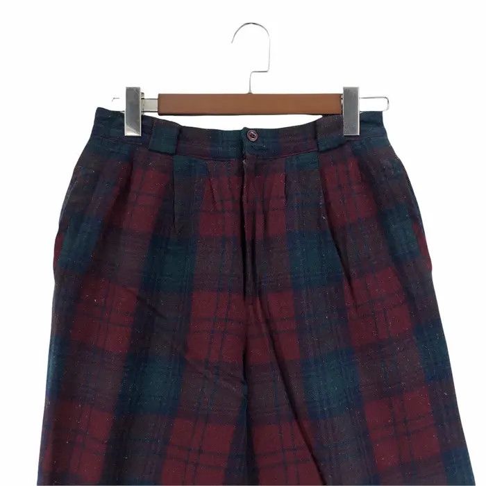 Other Vtg ALANNI DONNYBROOK ITALIAN Tartan Casual Pant Trouser Size 30" / US 8 / IT 44 - 3 Thumbnail