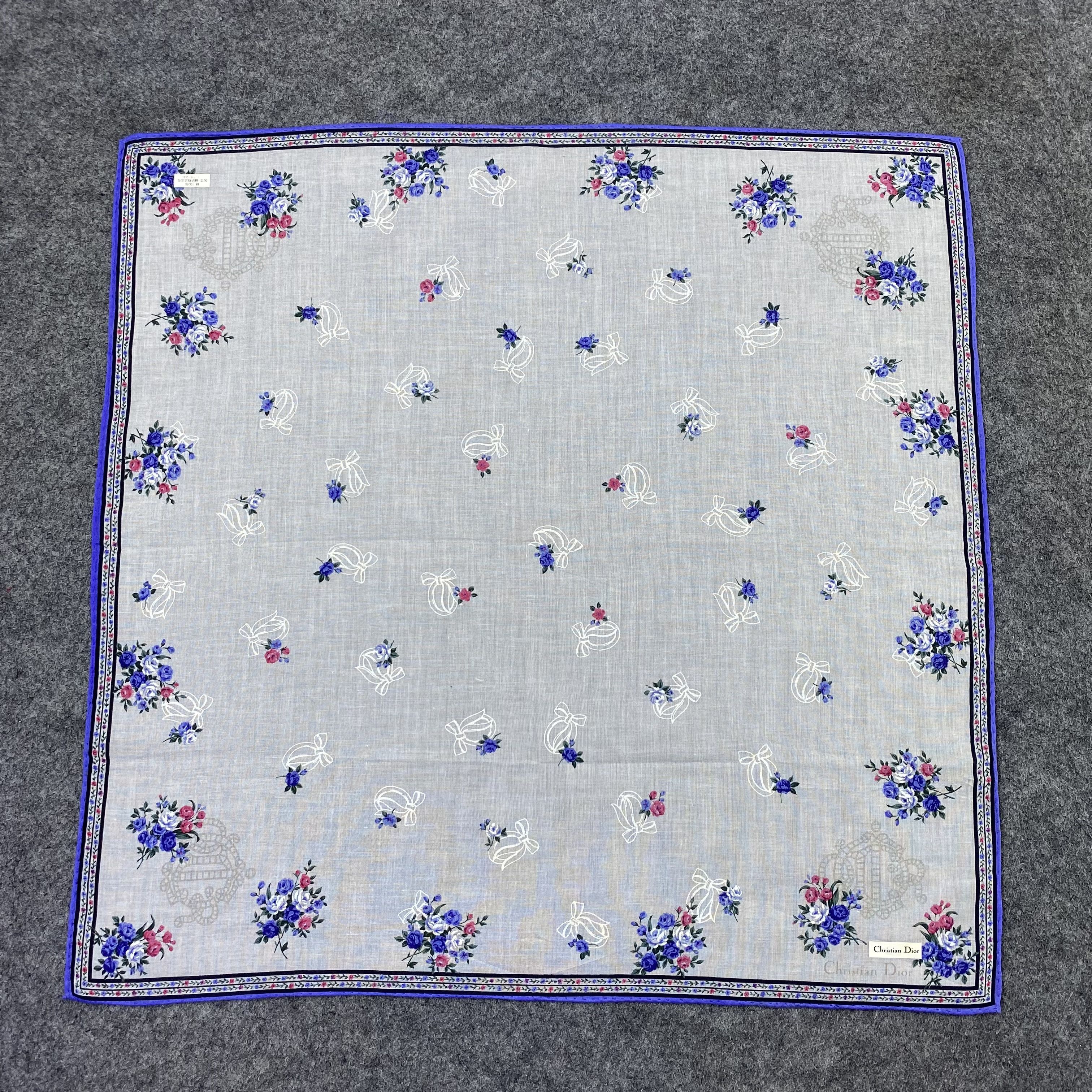 Vintage Christian Dior Handkerchief Neckerchief Bandana-B2069 Size ONE SIZE - 3 Thumbnail