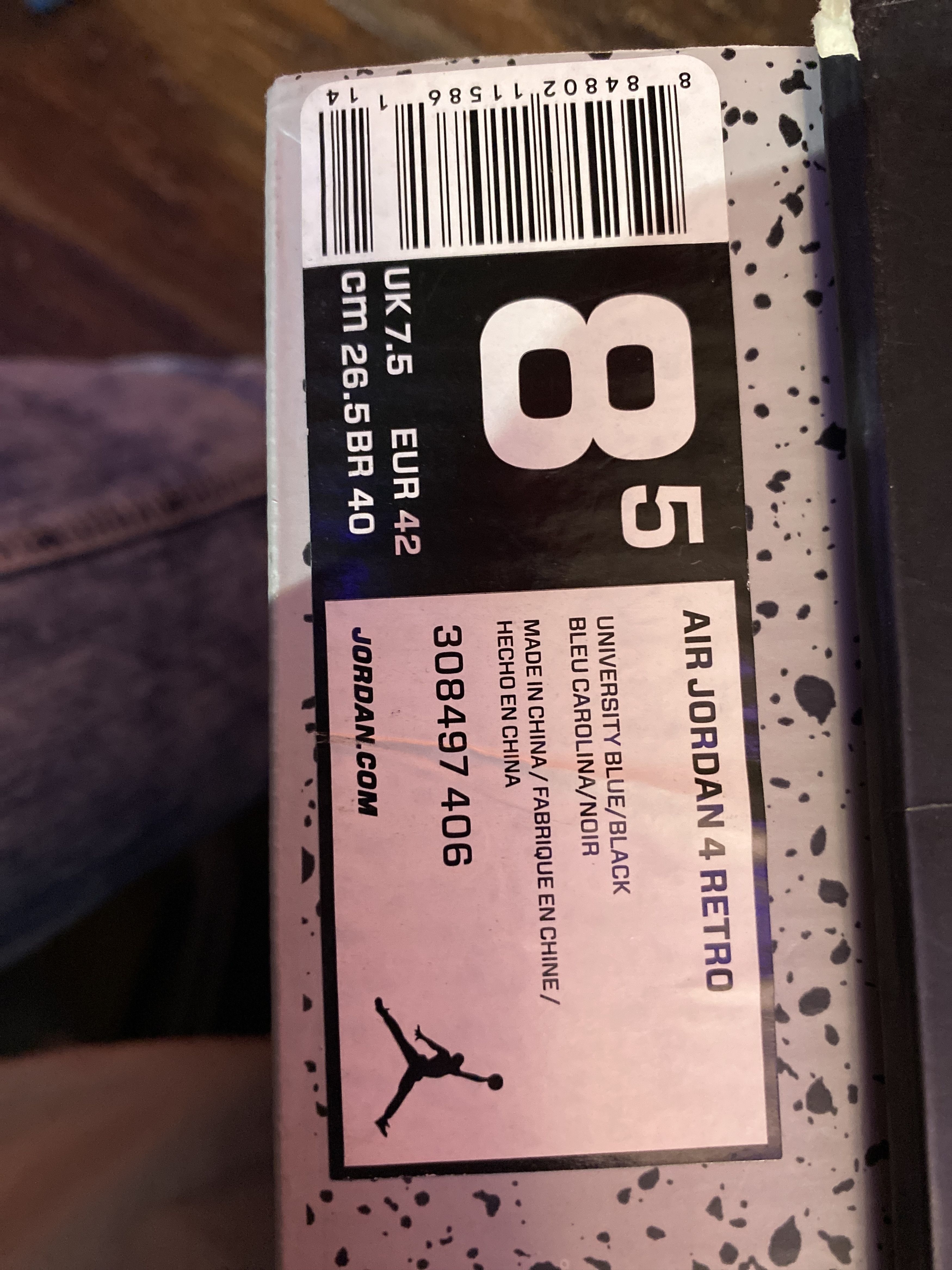 Nike × Travis Scott Retro 4 Cactus Jack Travis Scott Jordans Size US 8.5 / EU 41-42 - 8 Thumbnail