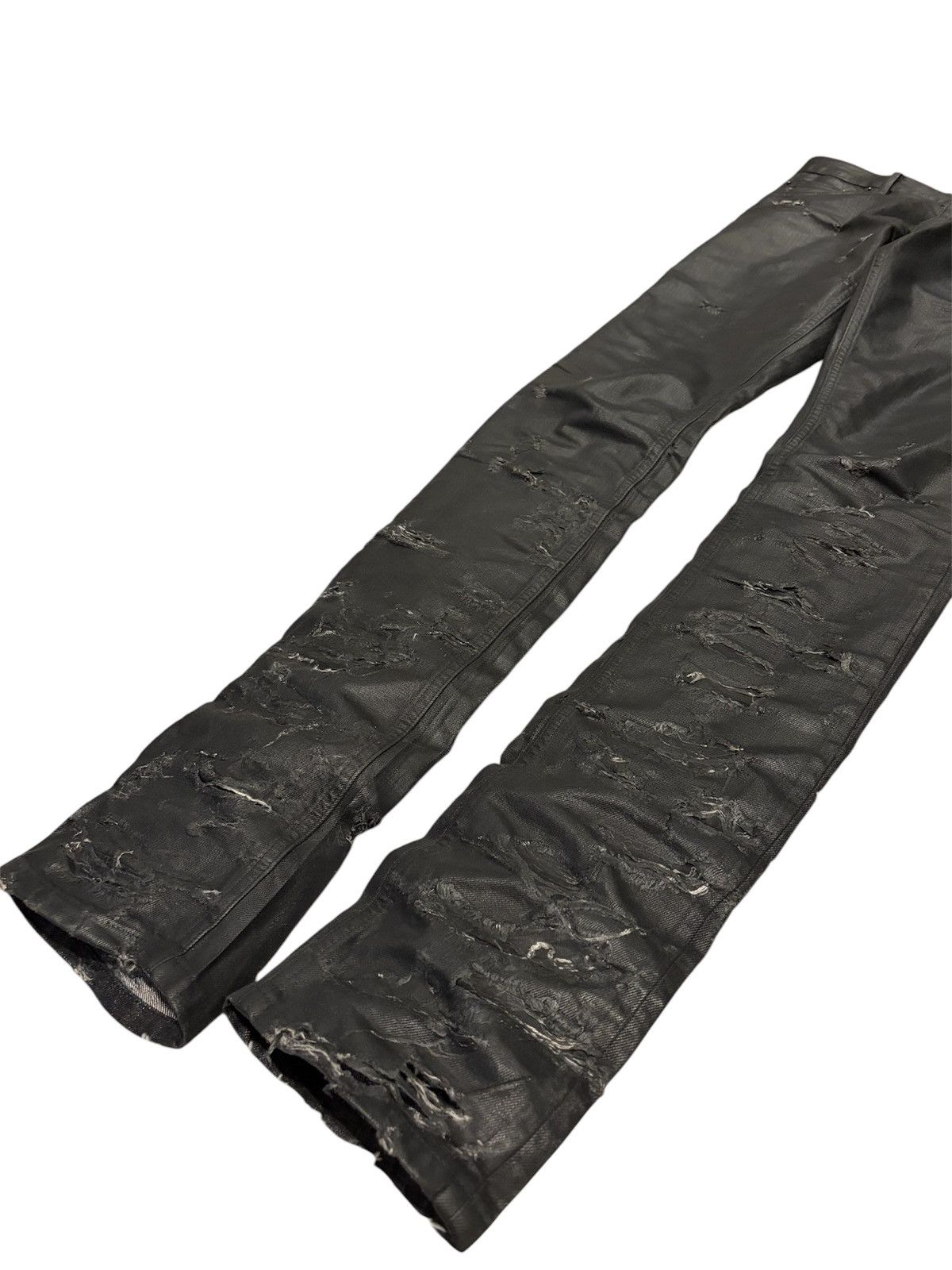Dior Dior homme 04SS Strip Destroyed Denim Size US 28 / EU 44 - 8 Thumbnail